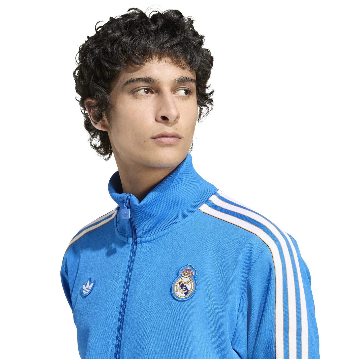 adidas Mens Real Madrid Tracksuit Top