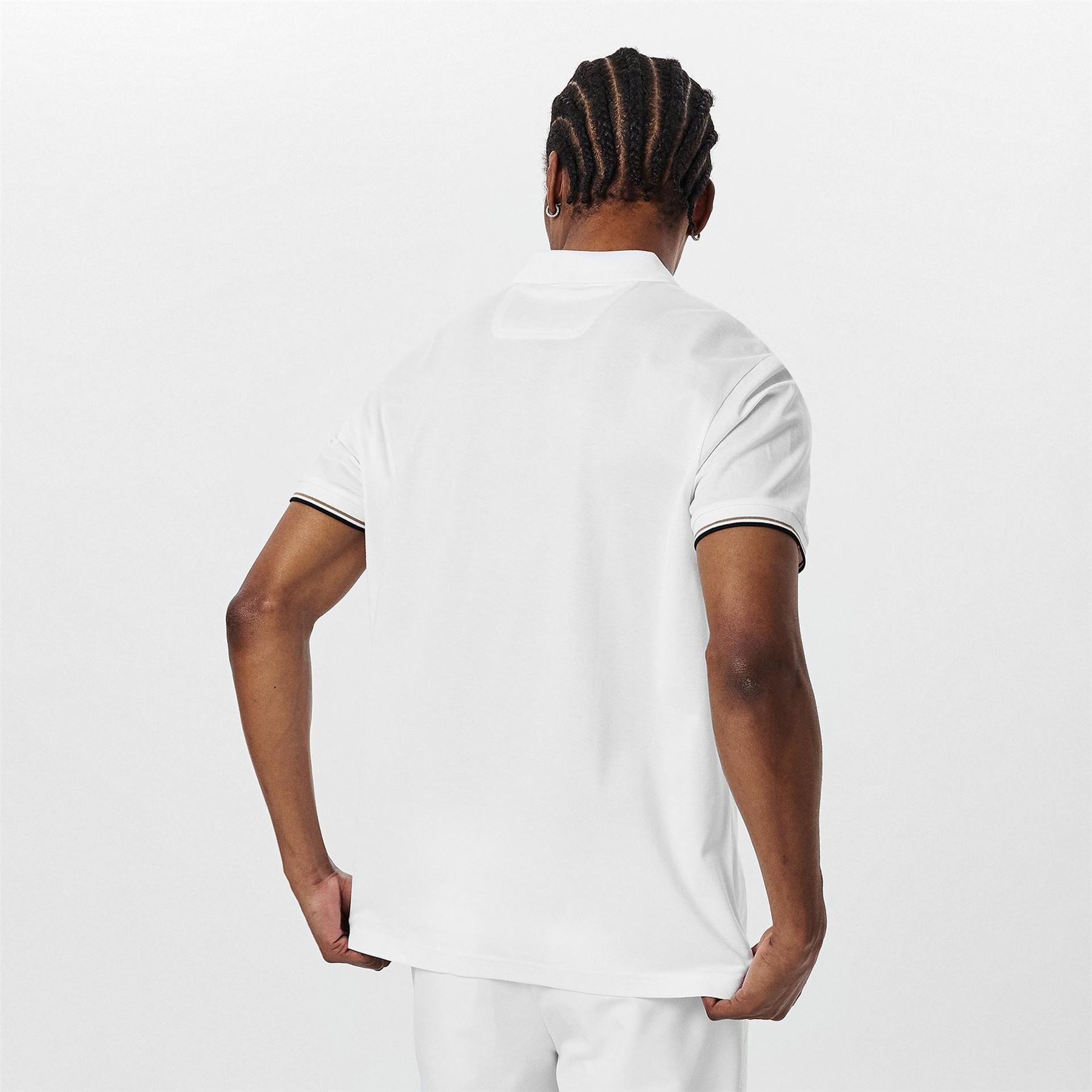 Boss Philix Pima Green Cotton Short Sleeve Polo Shirt