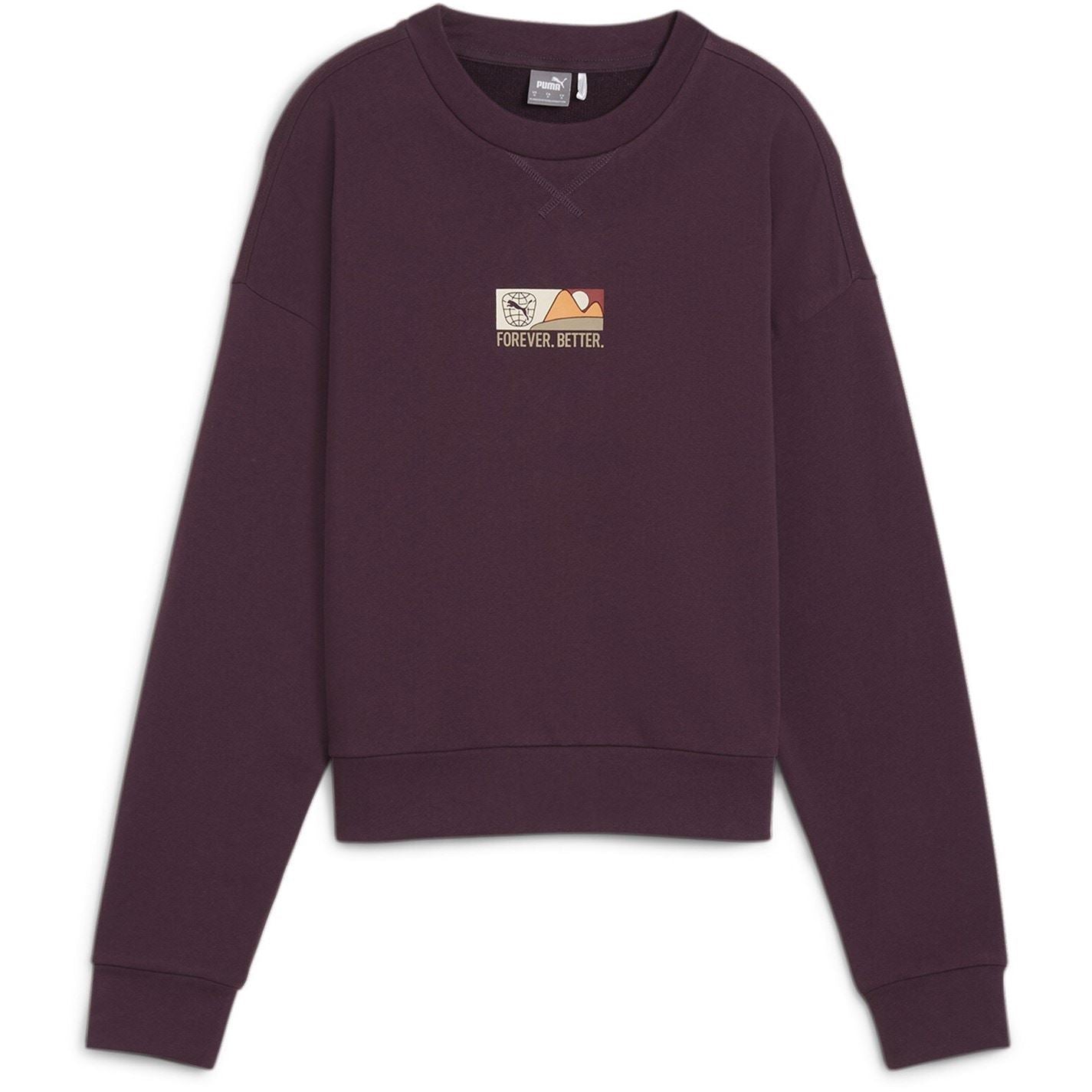 Puma Regular Fit Long Sleeve Crew Neck Sweatshirt