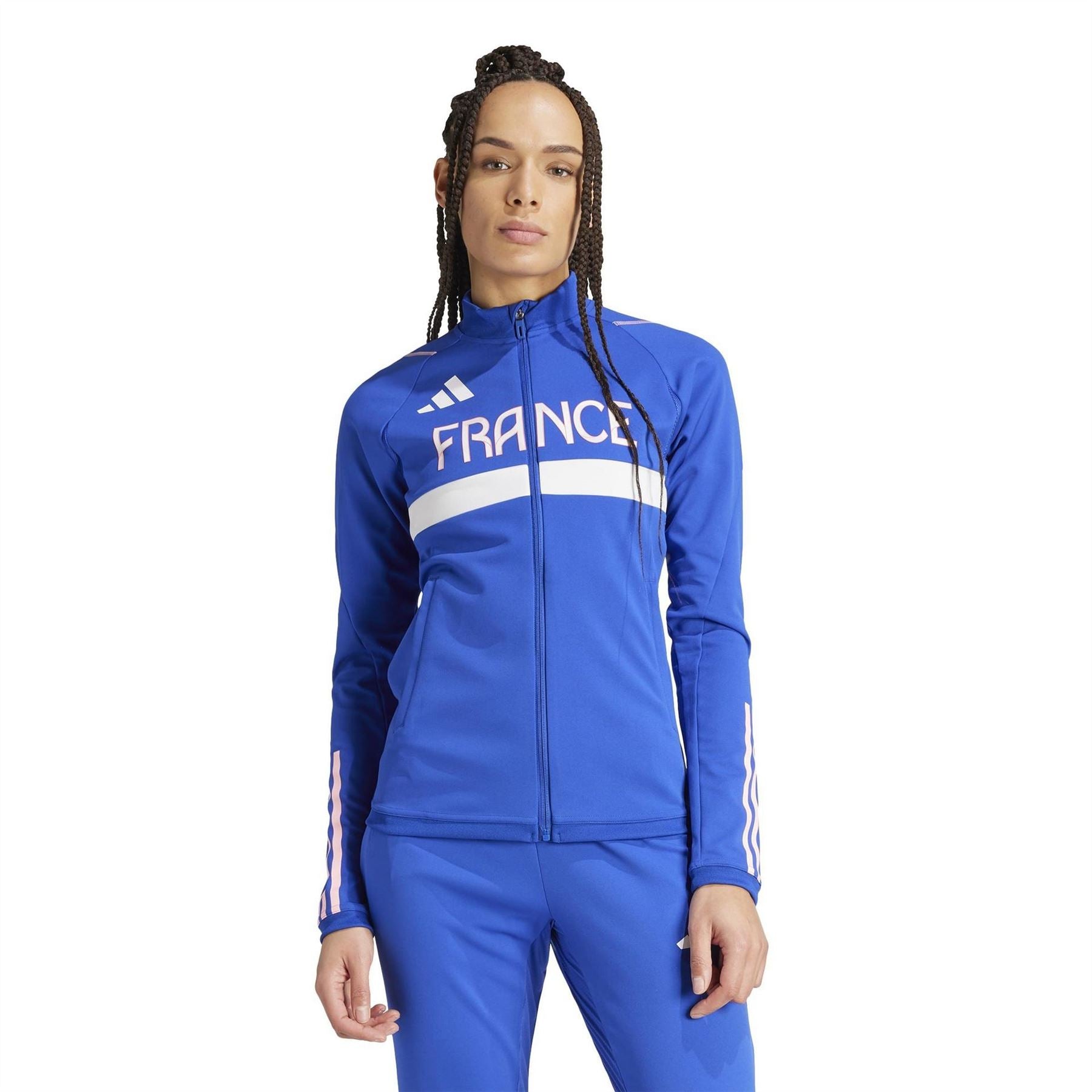adidas Team France Aeroready Slim Fit Performance Training Jacket