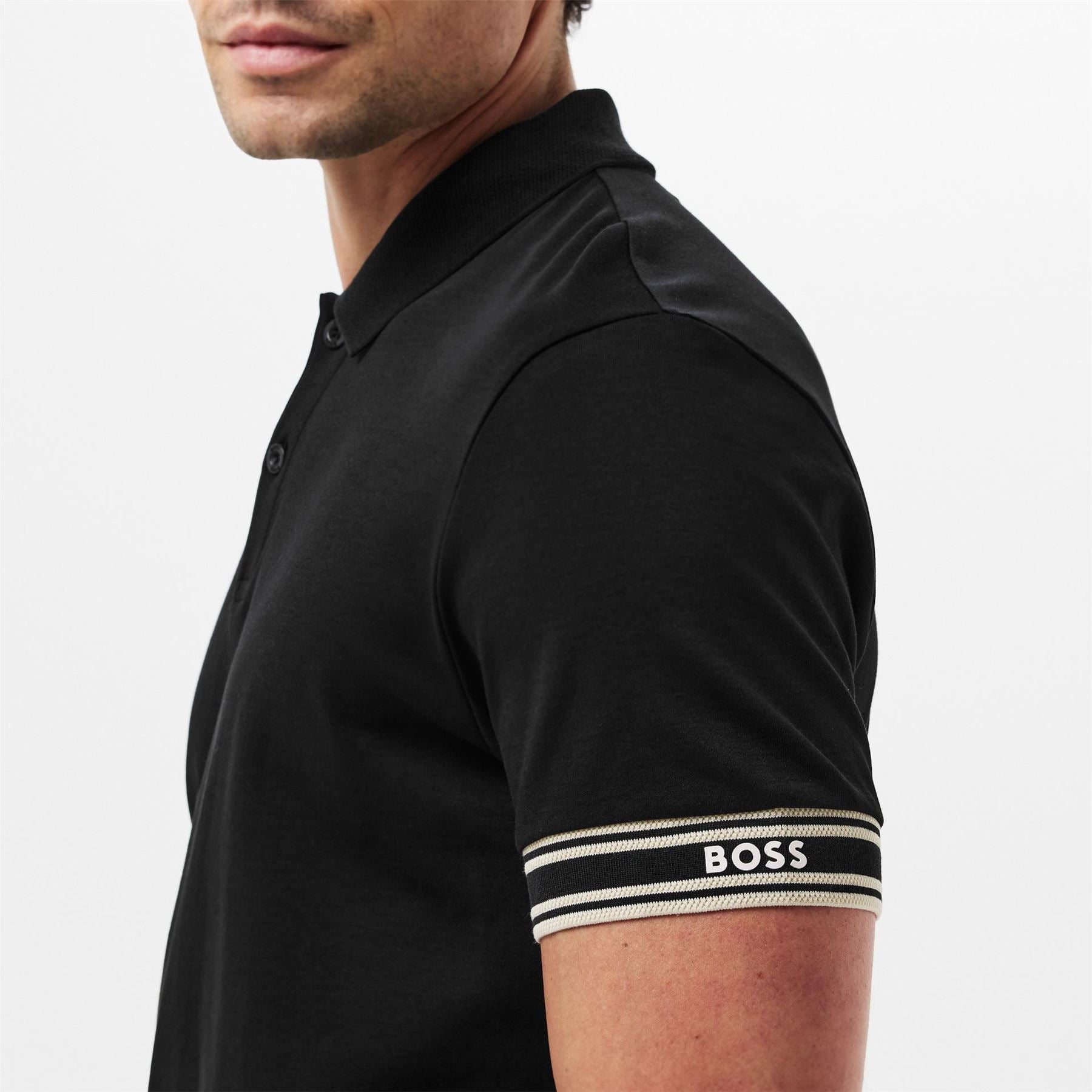 Boss Hbg Zone Sleek Button Up Polo Shirt