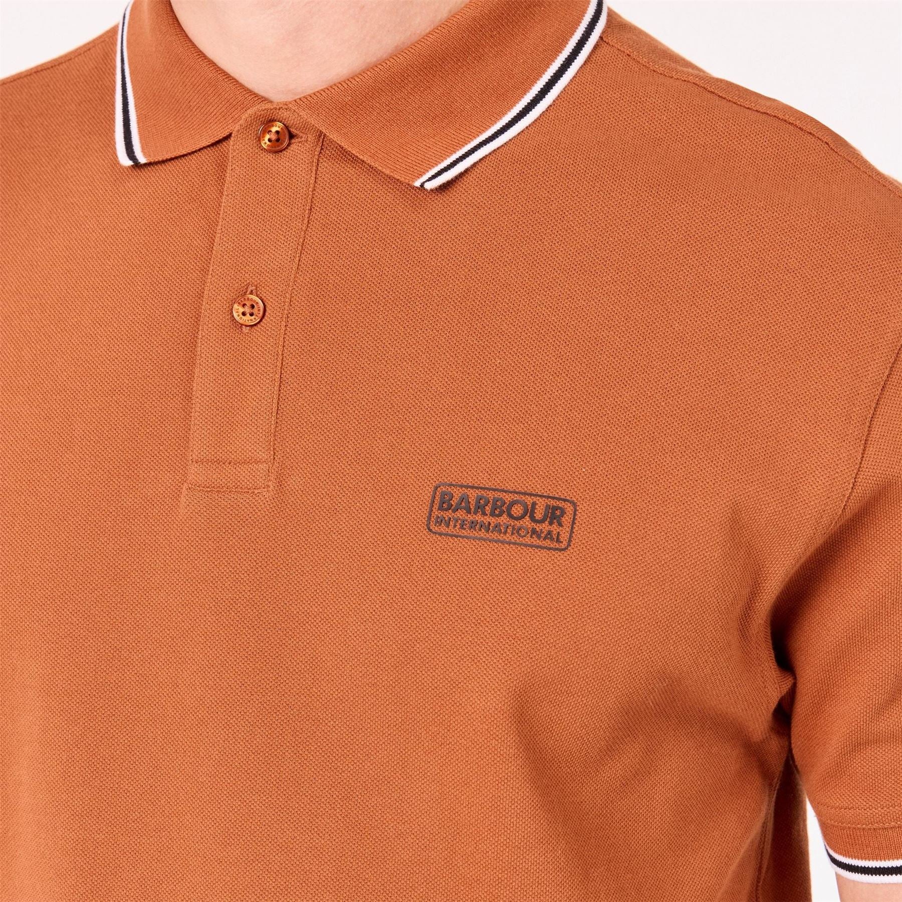 Barbour International Tipped Short Sleeve Polo Shirt