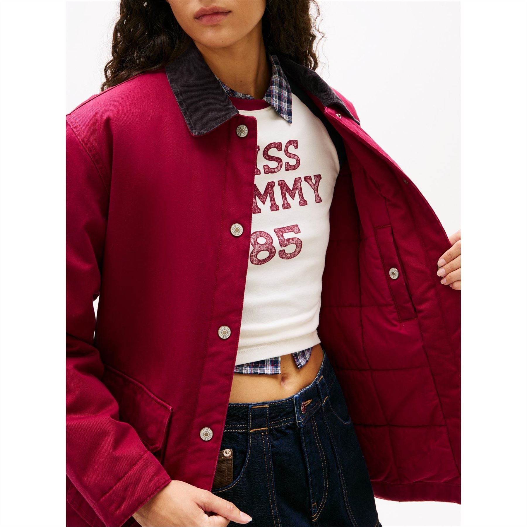 Tommy Jeans Twill Cord Barn Jacket