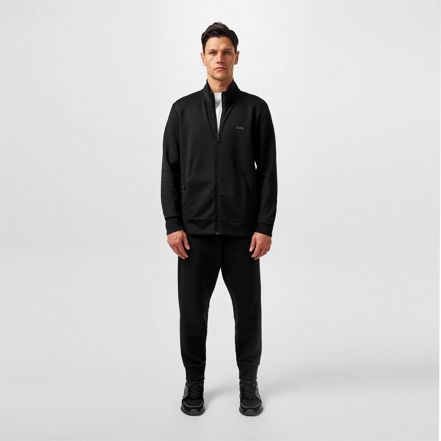 Boss Skaz Full Zip Fleece Hoodie, High Neck Design