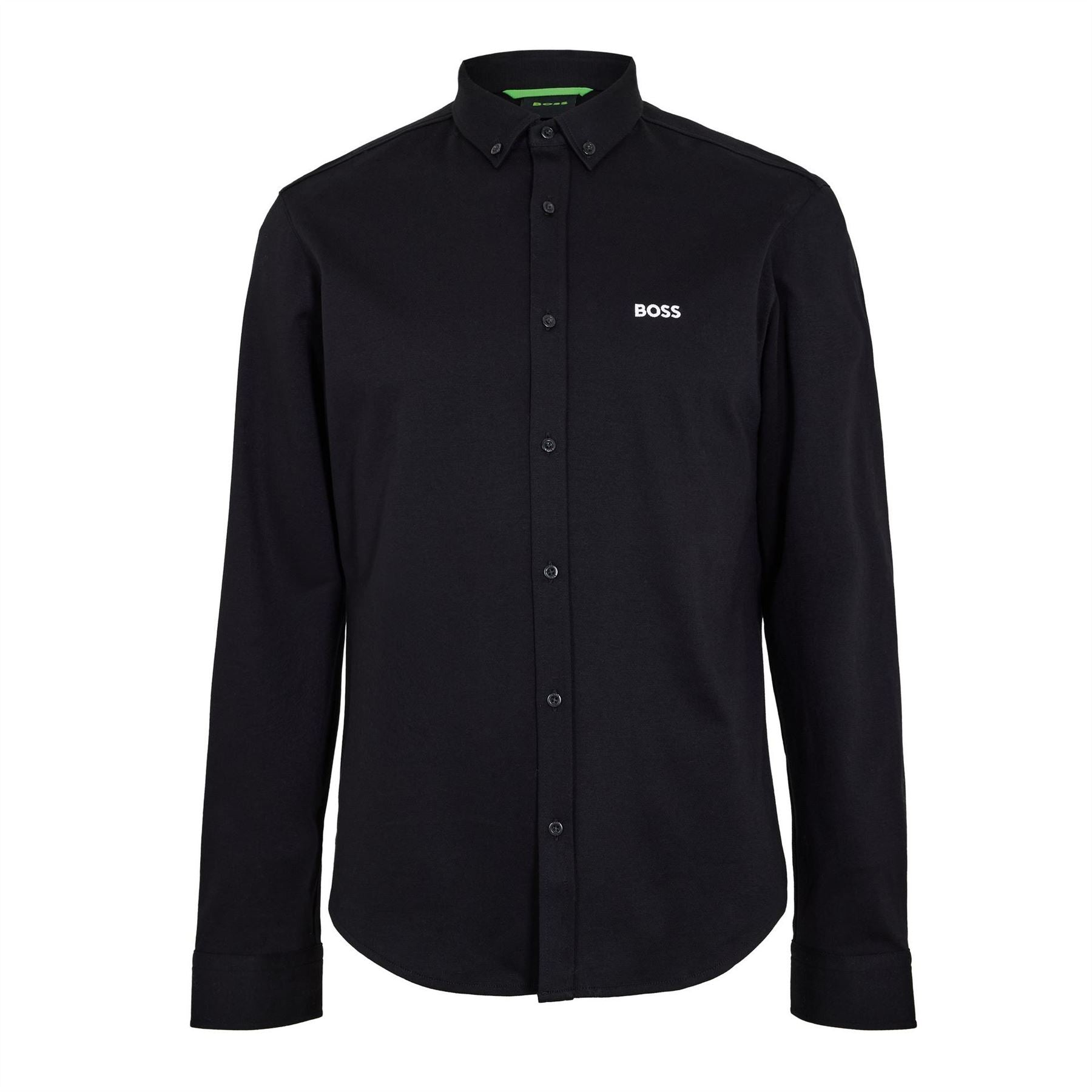 Boss Green Motion Long Sleeve Buttoned Shirt With Logo Detail