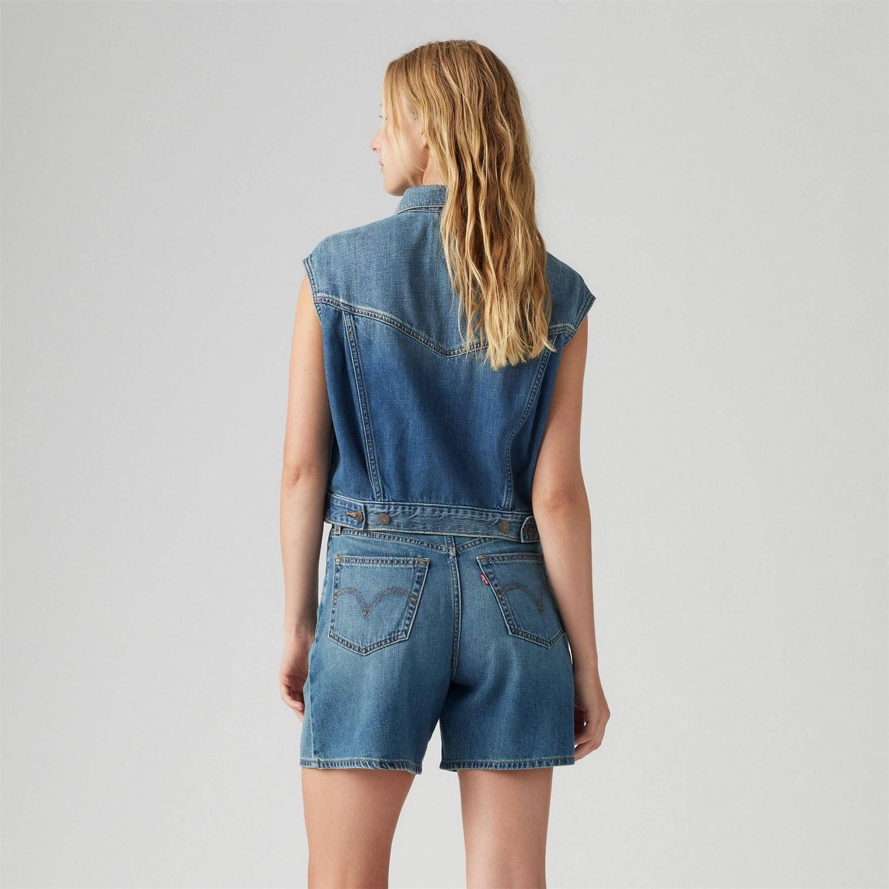 Levis Shrunken 90s Front Pocket Gilet