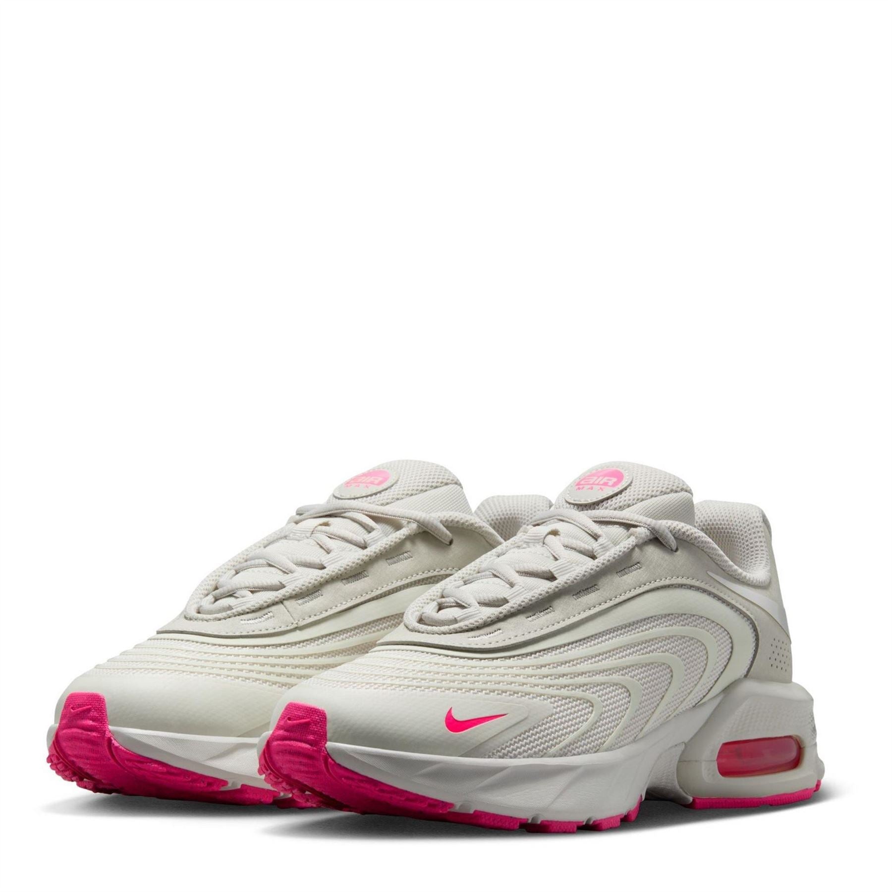 Nike Air Max Low Top Round Toe Flat Heel Sneakers