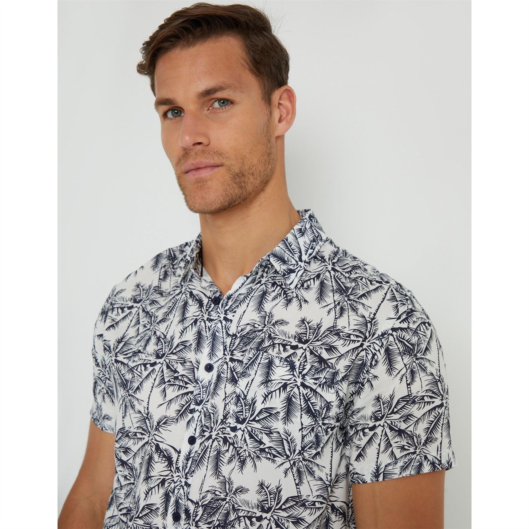 Threadbare Dormy Regular Fit Short Sleeve Shirt