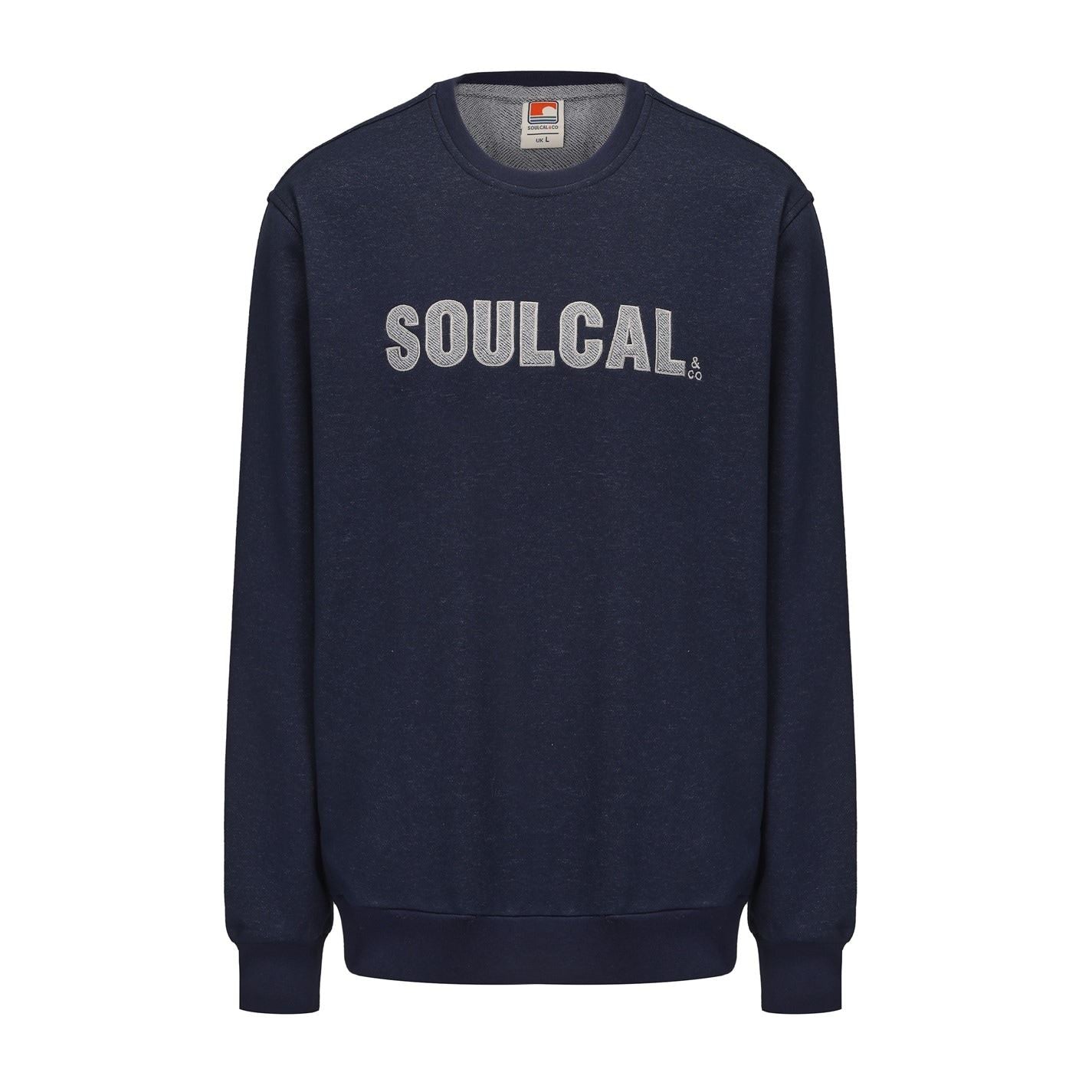 SoulCal Crew Neck Lettering Regular Fit Sweater