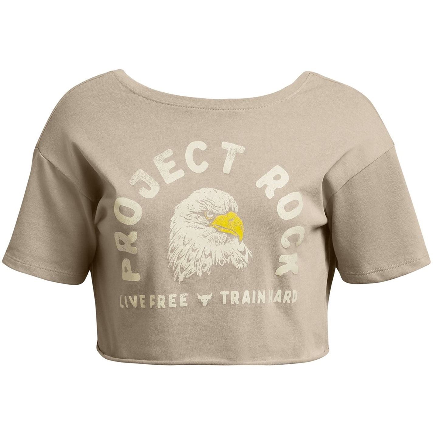 Under Armour Large Genie Graphic Relaxed Fit Cropped Drop Shoulder Scoop Neck T-Shirt