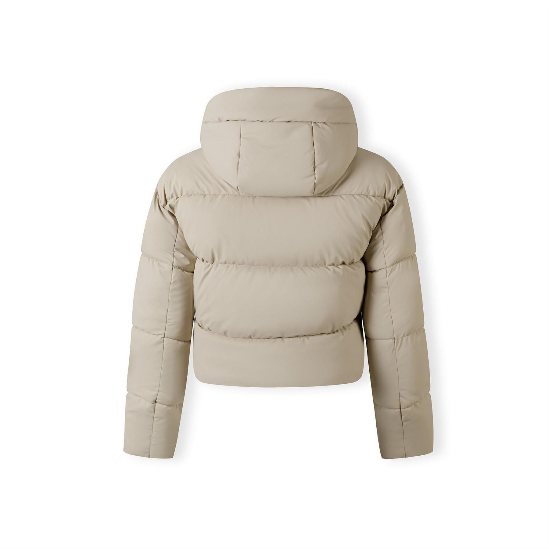 Minoti Women Short Quilted Water Repellent Jacket With Hood Grey