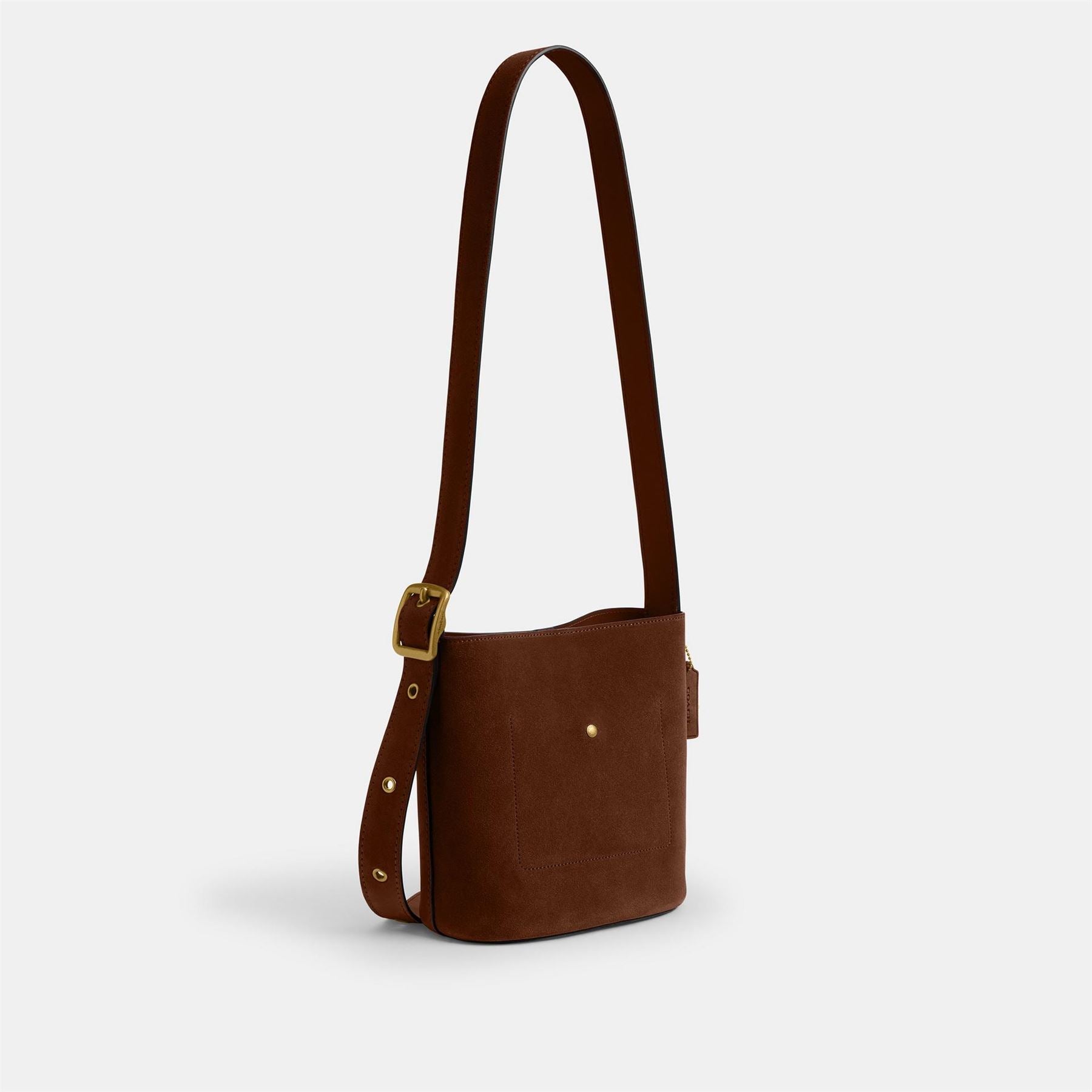 Coach Bleeker Cross Body Bucket Bag with Logo