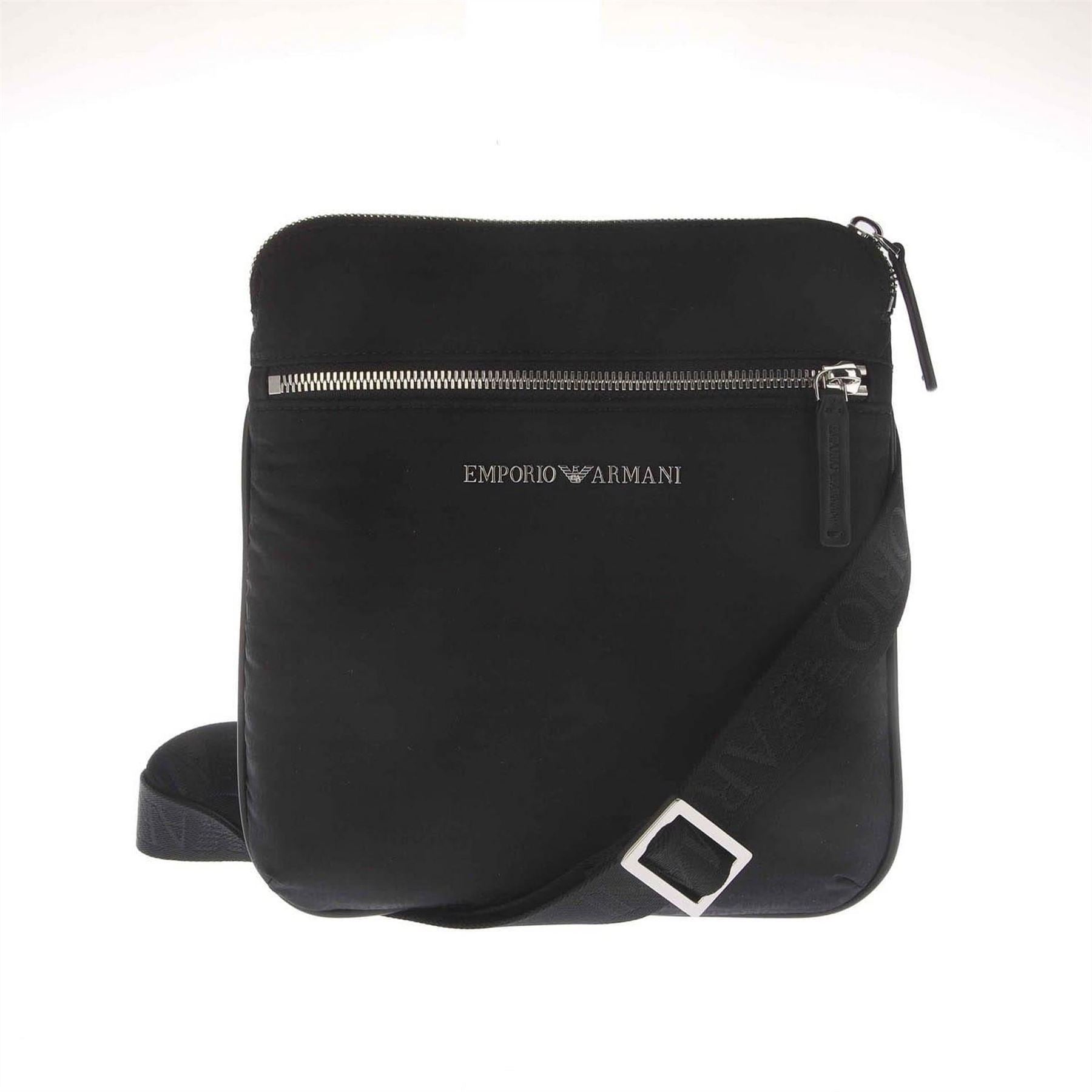 Emporio Armani Allover Jacquard Logo Shoulder Bag