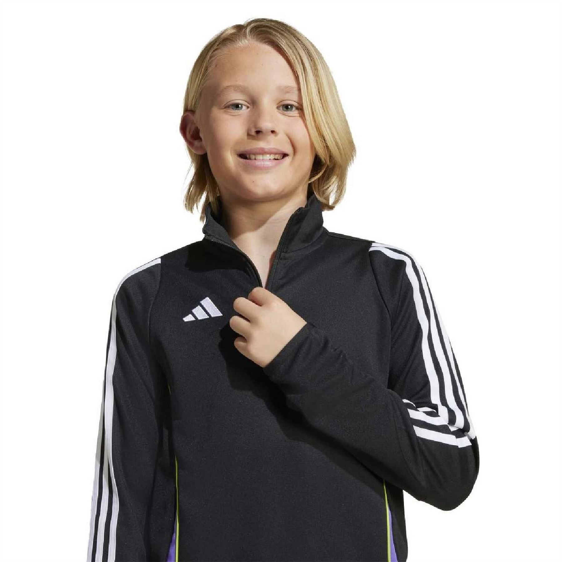adidas Tiro 24 Quarter Zip Long Sleeve Slim Fit Tracksuit Top