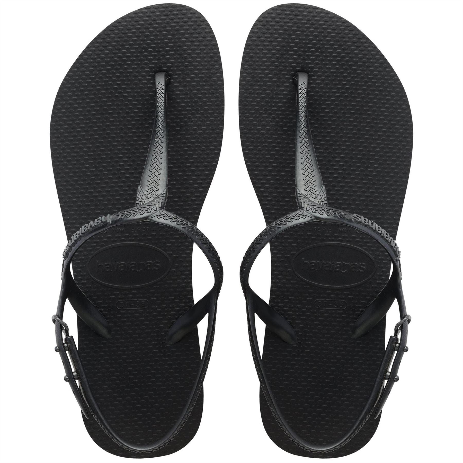 Havaianas Womens Hav. Twist Black 35 36 Flip Flops