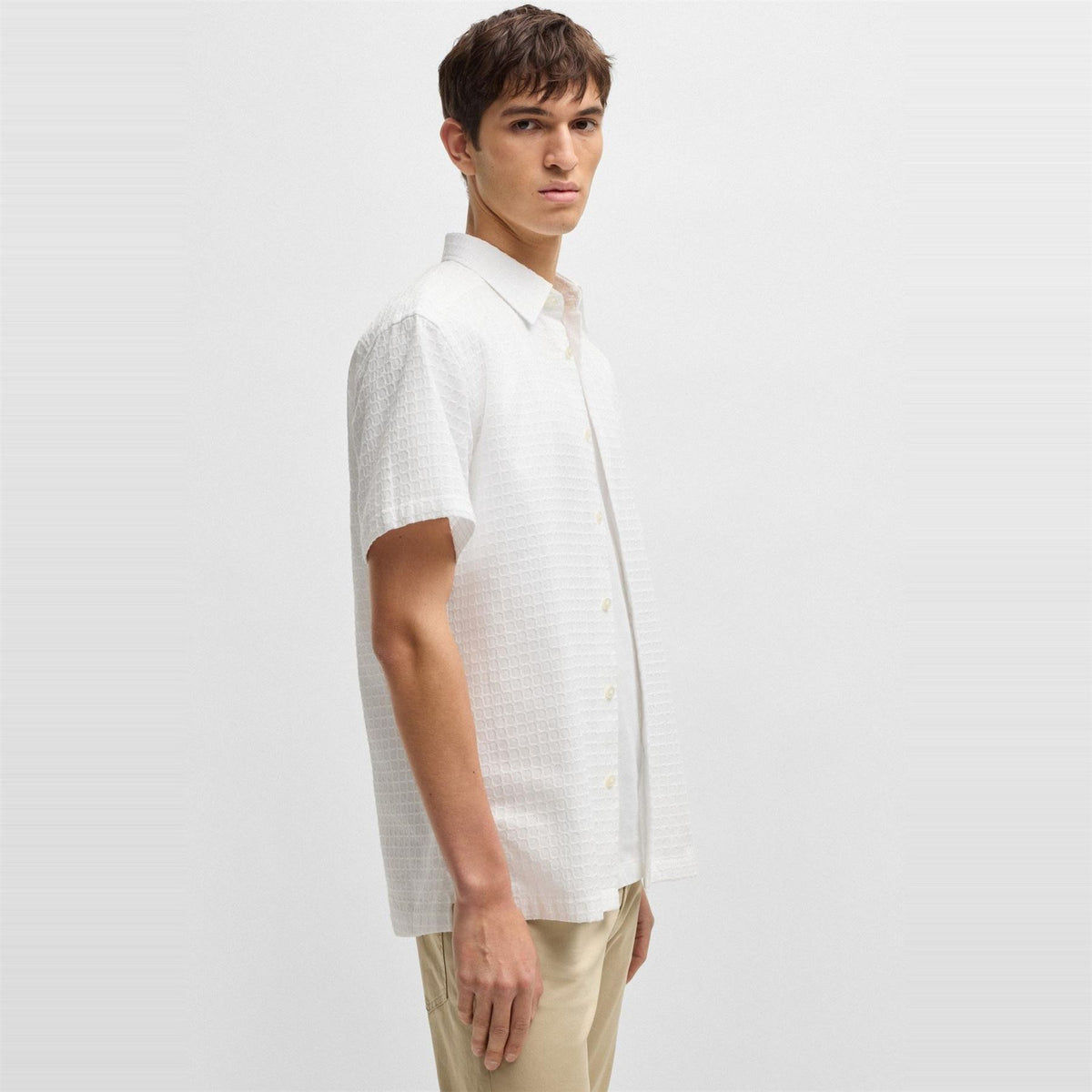 Boss Hbb C Cory Plain Short Sleeve Shirt