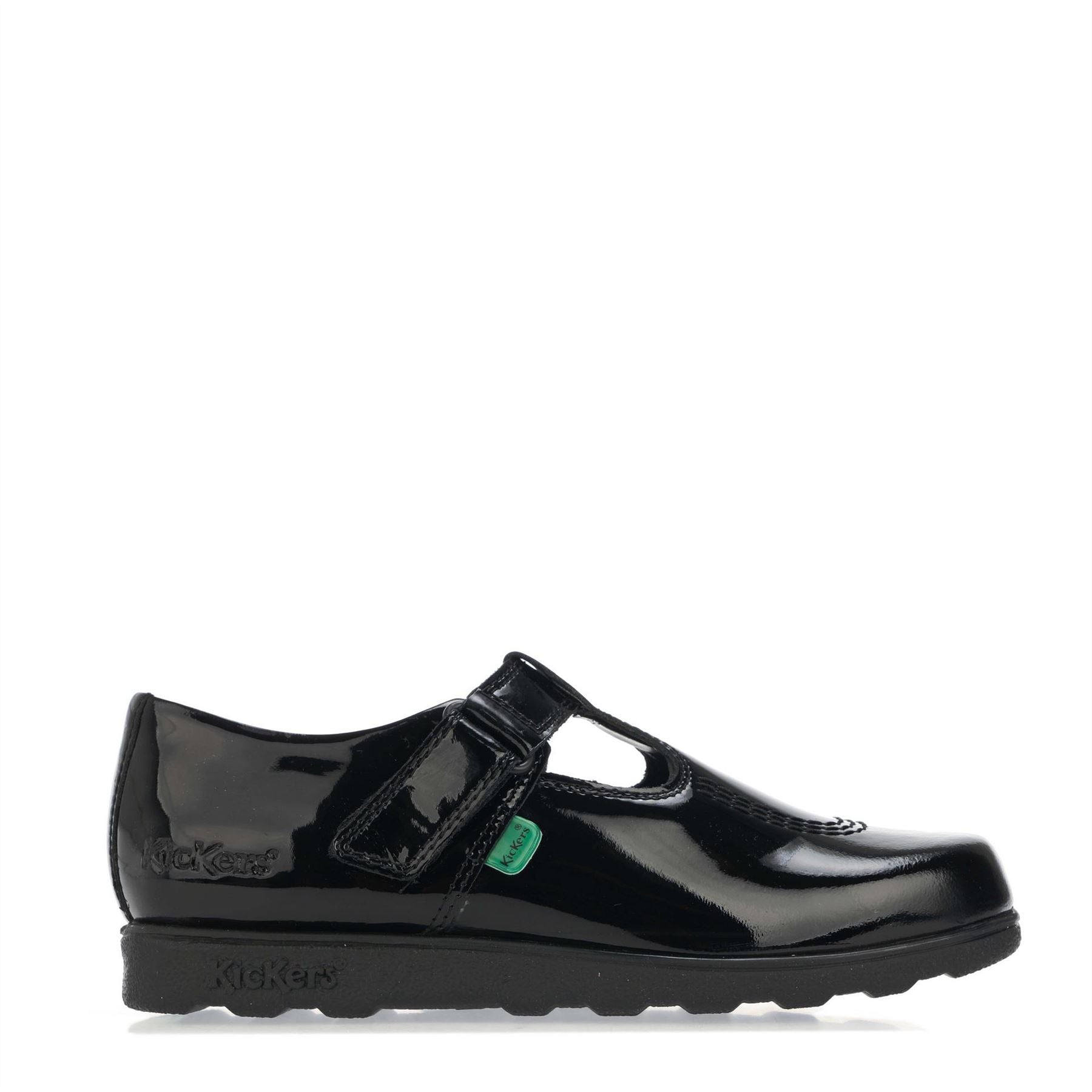 Kickers Fragma T Bar Patent Shoes