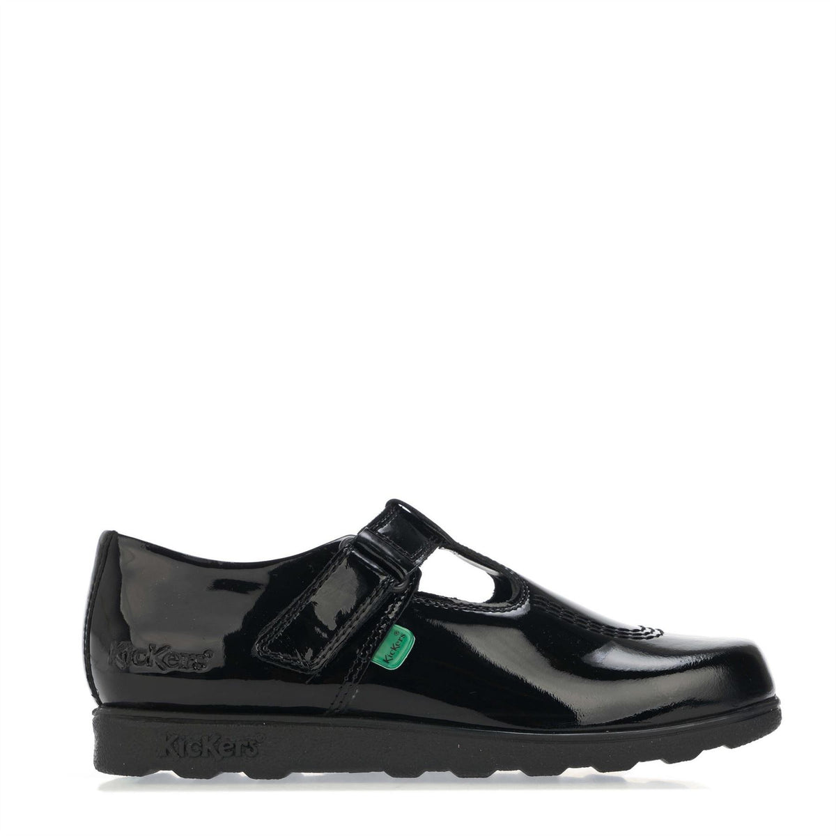 Kickers Fragma T Bar Patent Shoes