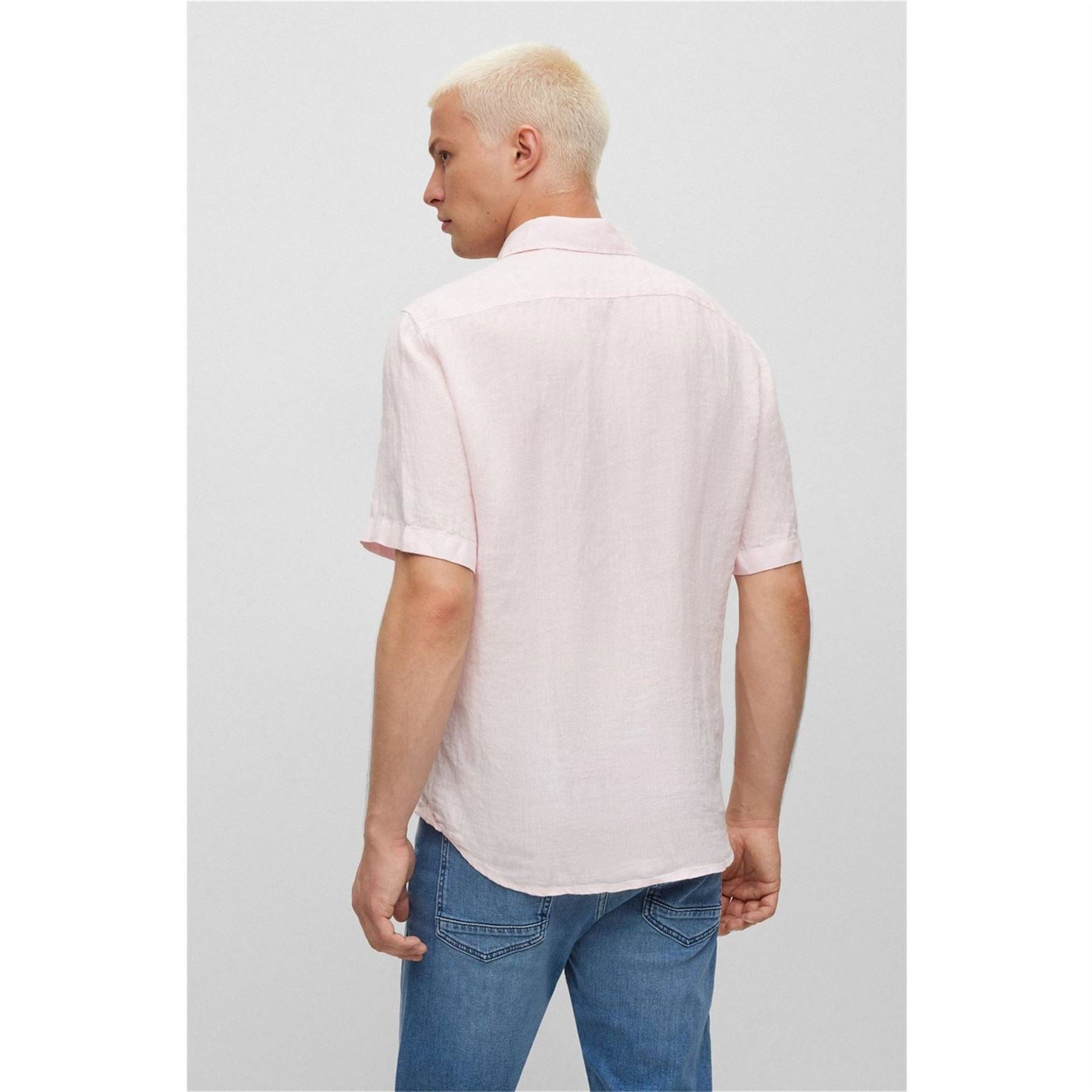 Boss Hbo Rash 2 Lin Short Sleeve Relaxed FiT-Shirt