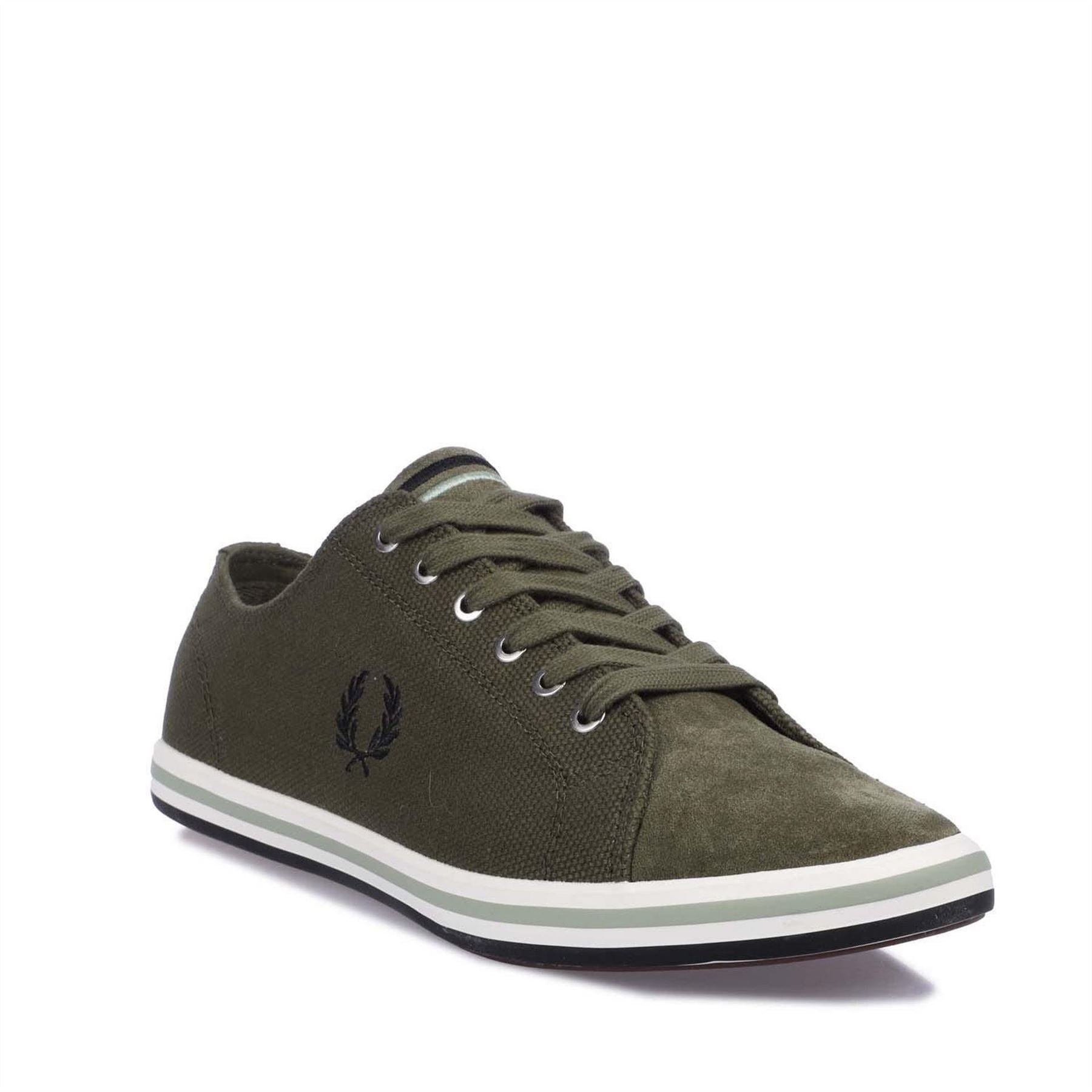 Fred Perry Canvasas Suede Trainers