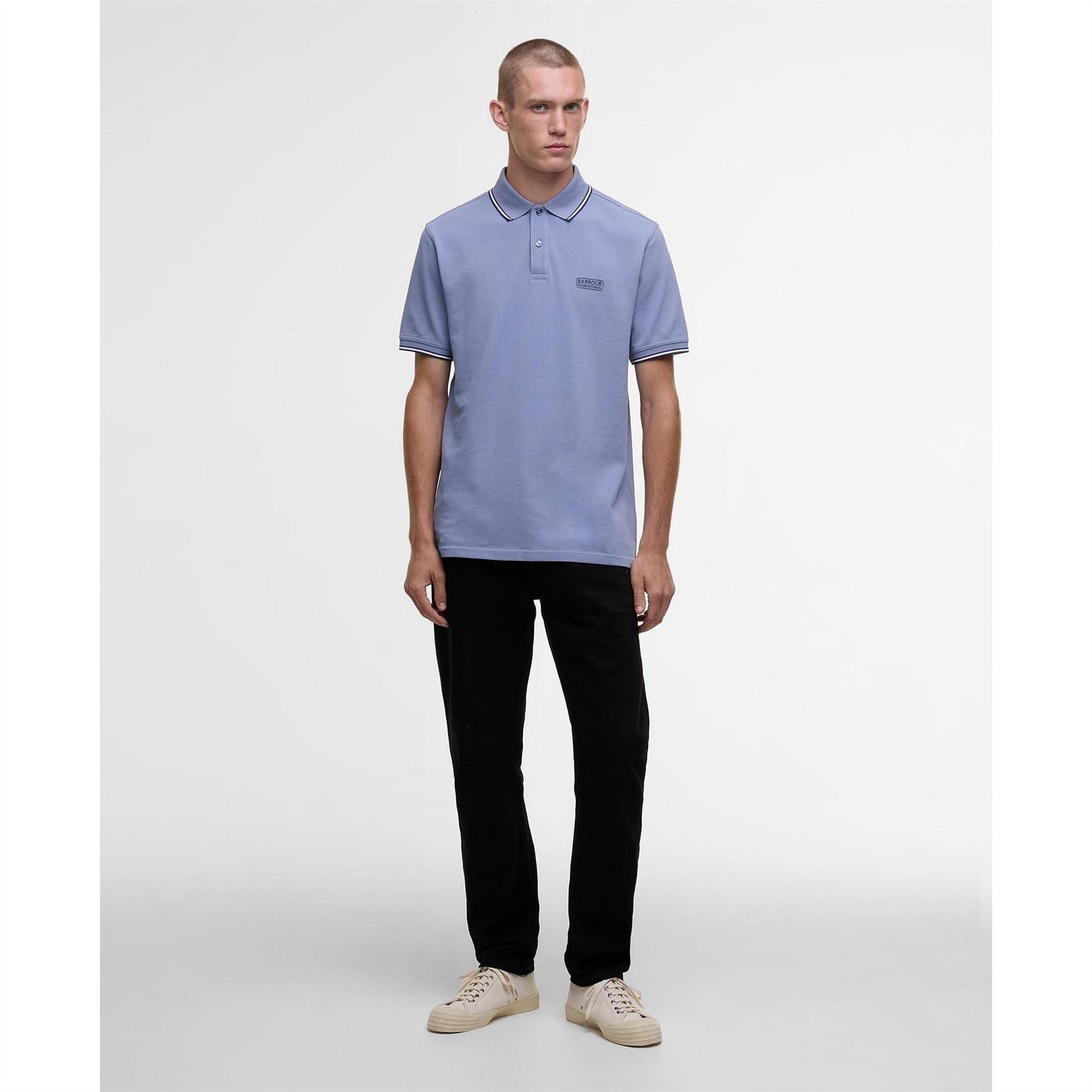 Barbour International Tipped Short Sleeve Polo Shirt