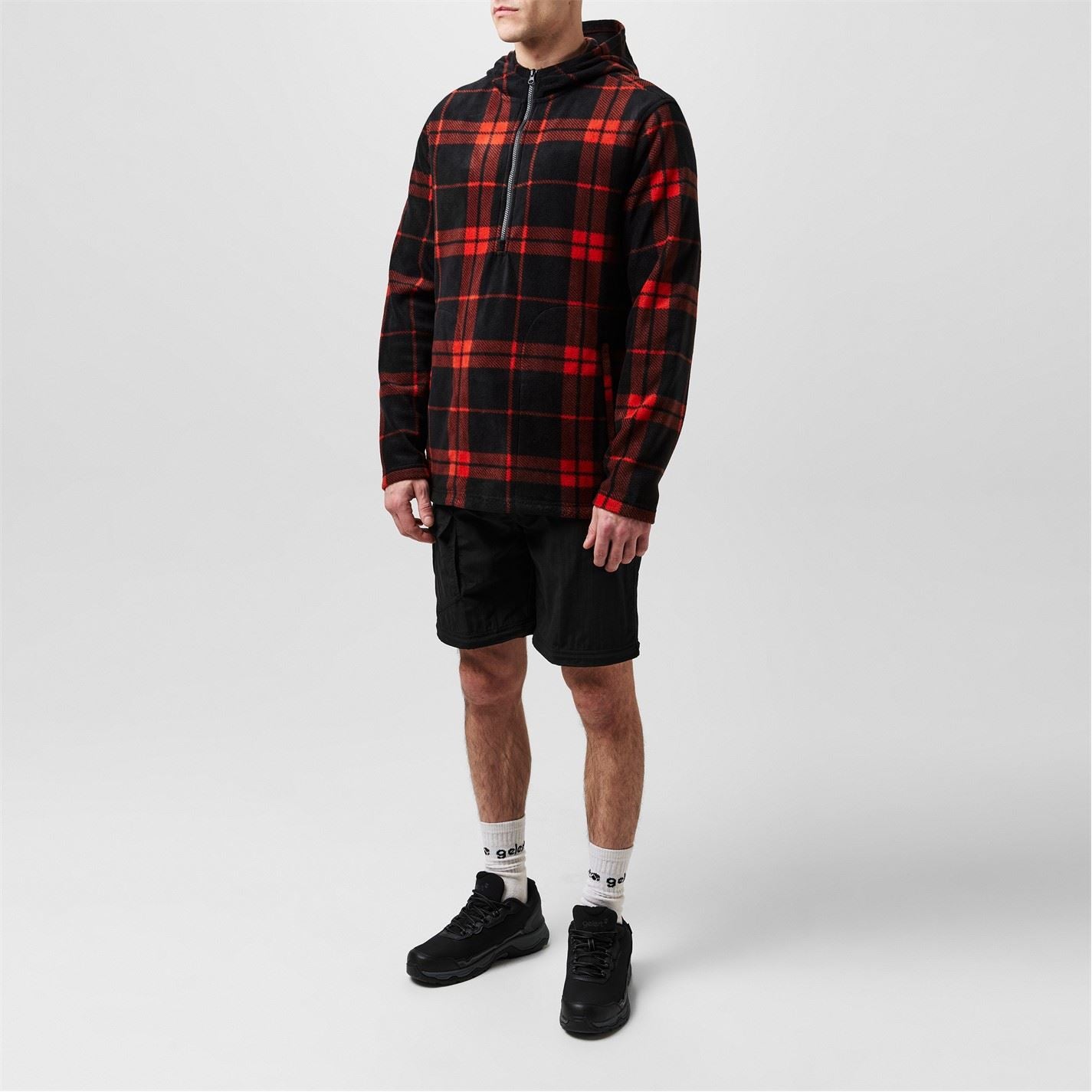 Gelert Mens Quarter Zip Fleece Top