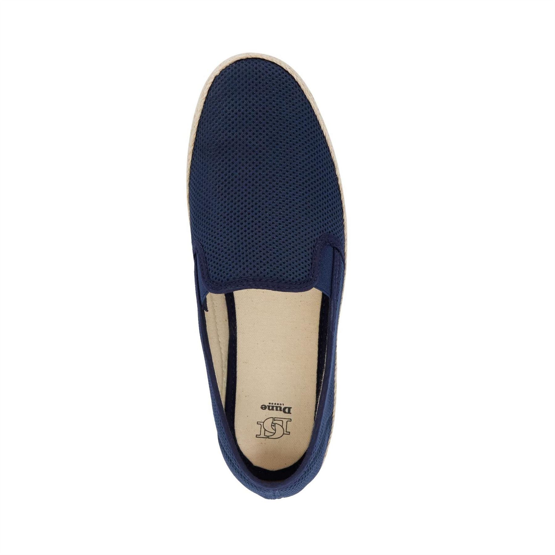 Dune London Textured Round Toe Espadrilles