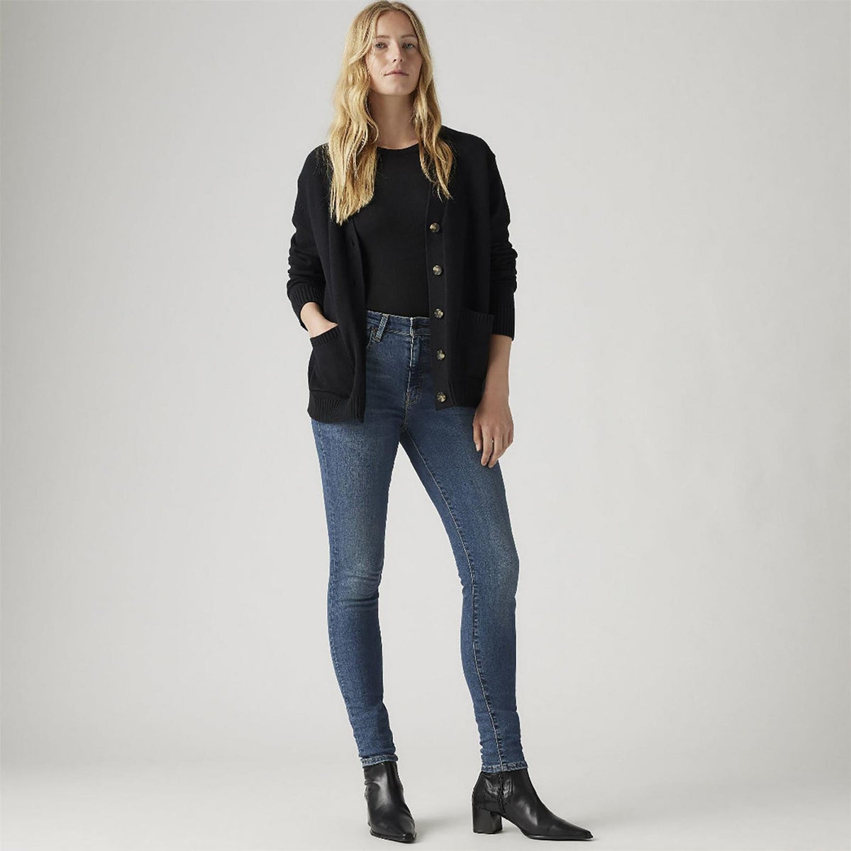 Levis 721 High Rise Skinny Blue Wave