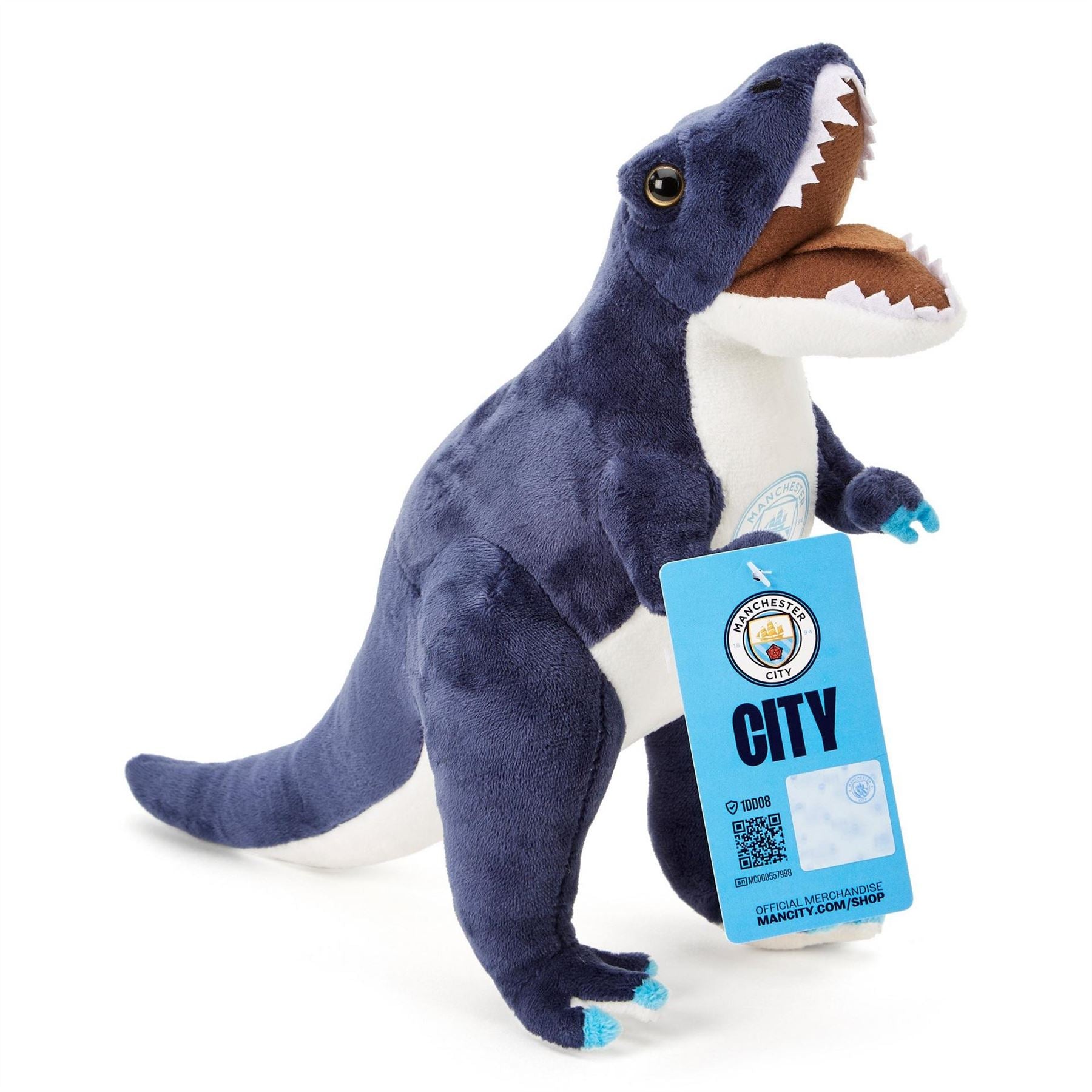 Team Manchester City Officially Licensed T Rex Soft Toy 26 cm