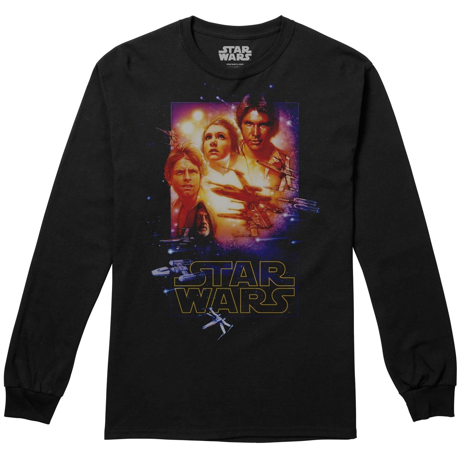 Star Wars Star Wars Graphic Crew Neck Long Sleeve T-Shirt