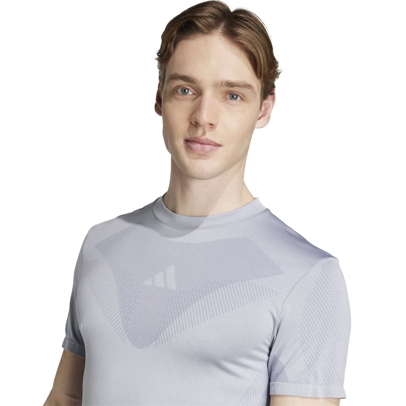 adidas Mens Gym+ Seamless Tee