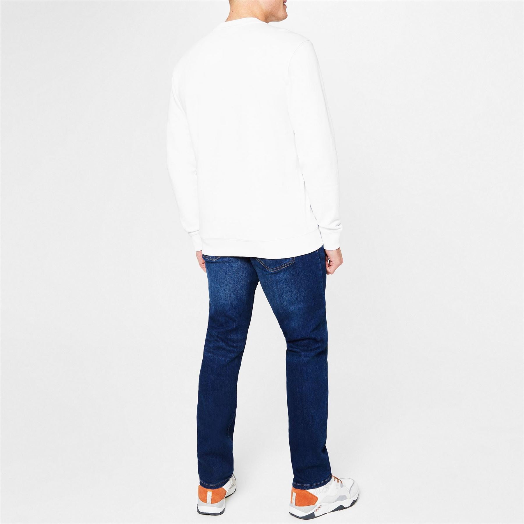 Lee Cooper Mens Belted Jeans