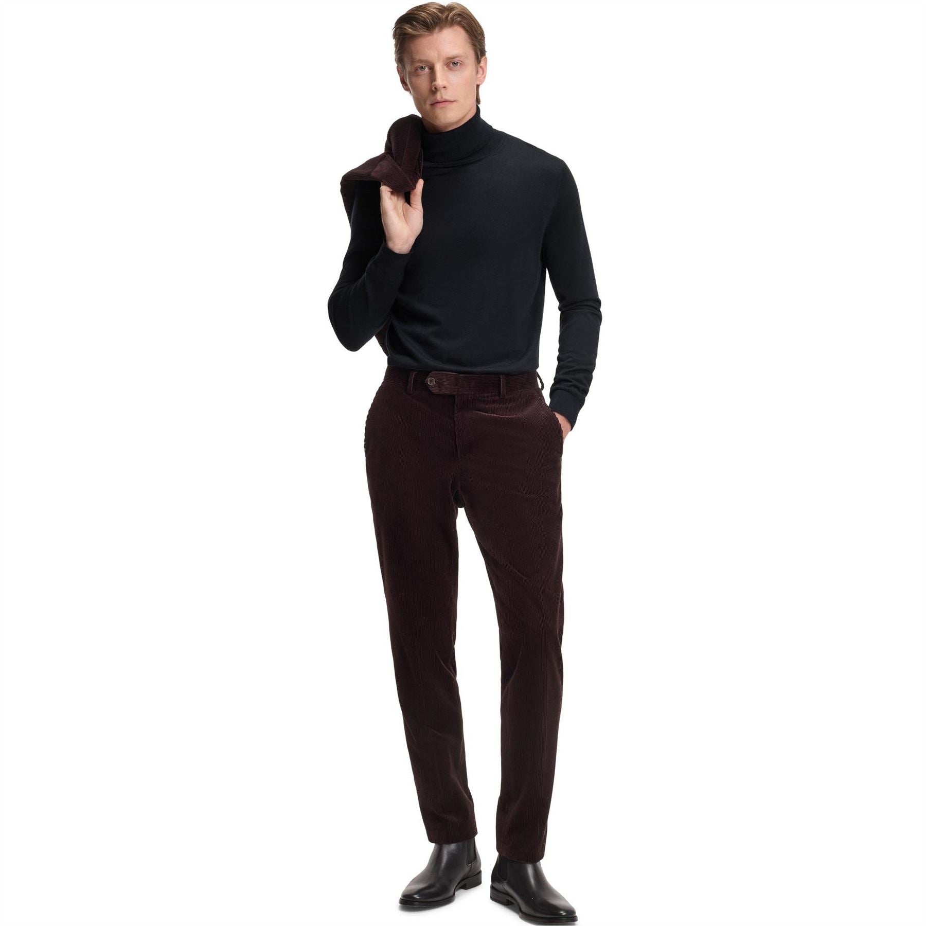 Boss Hernando Turtle Neck Long Sleeve Sweater