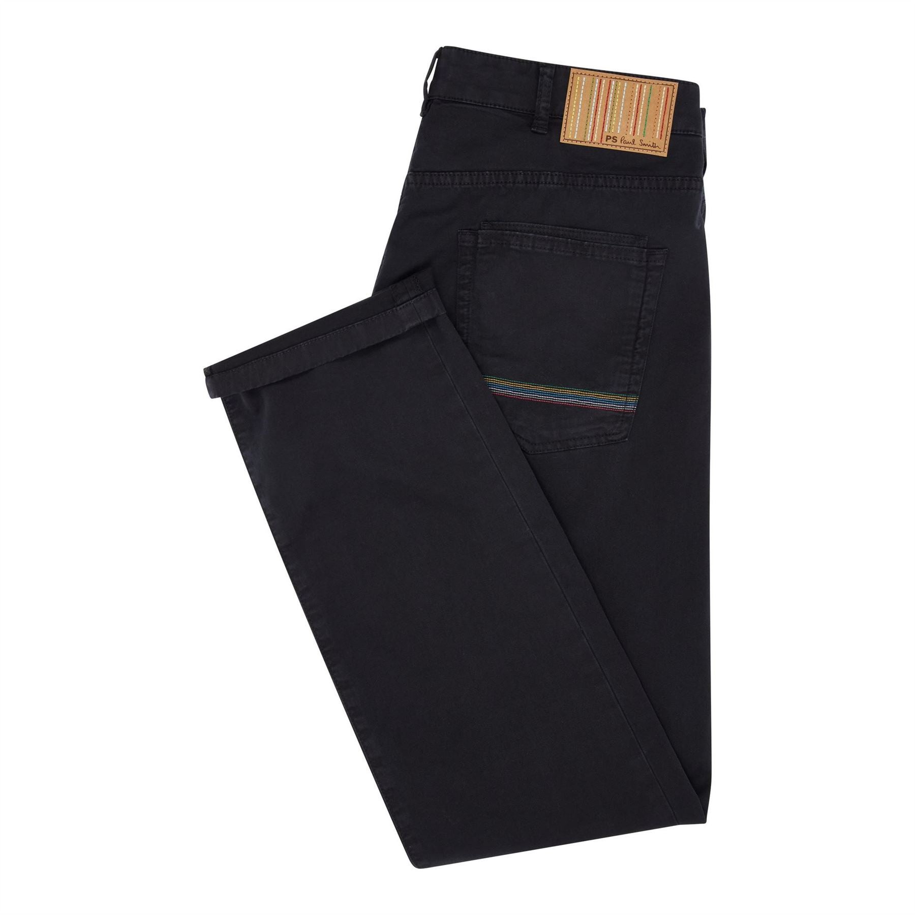 PS Paul Smith Solid Patterned Five Pocket Straight Chinos