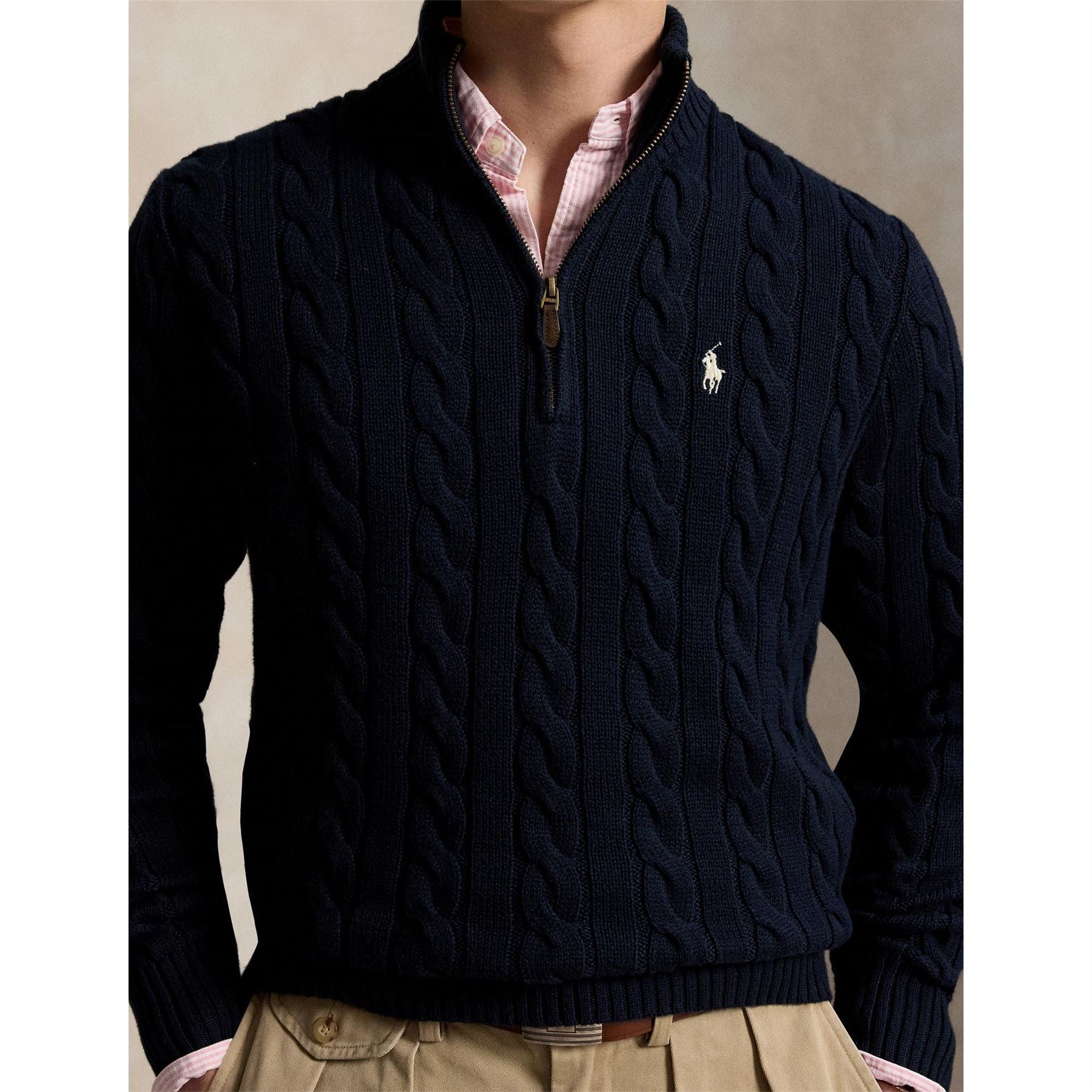 Polo Ralph Lauren Quarter Zip Knit Jumper
