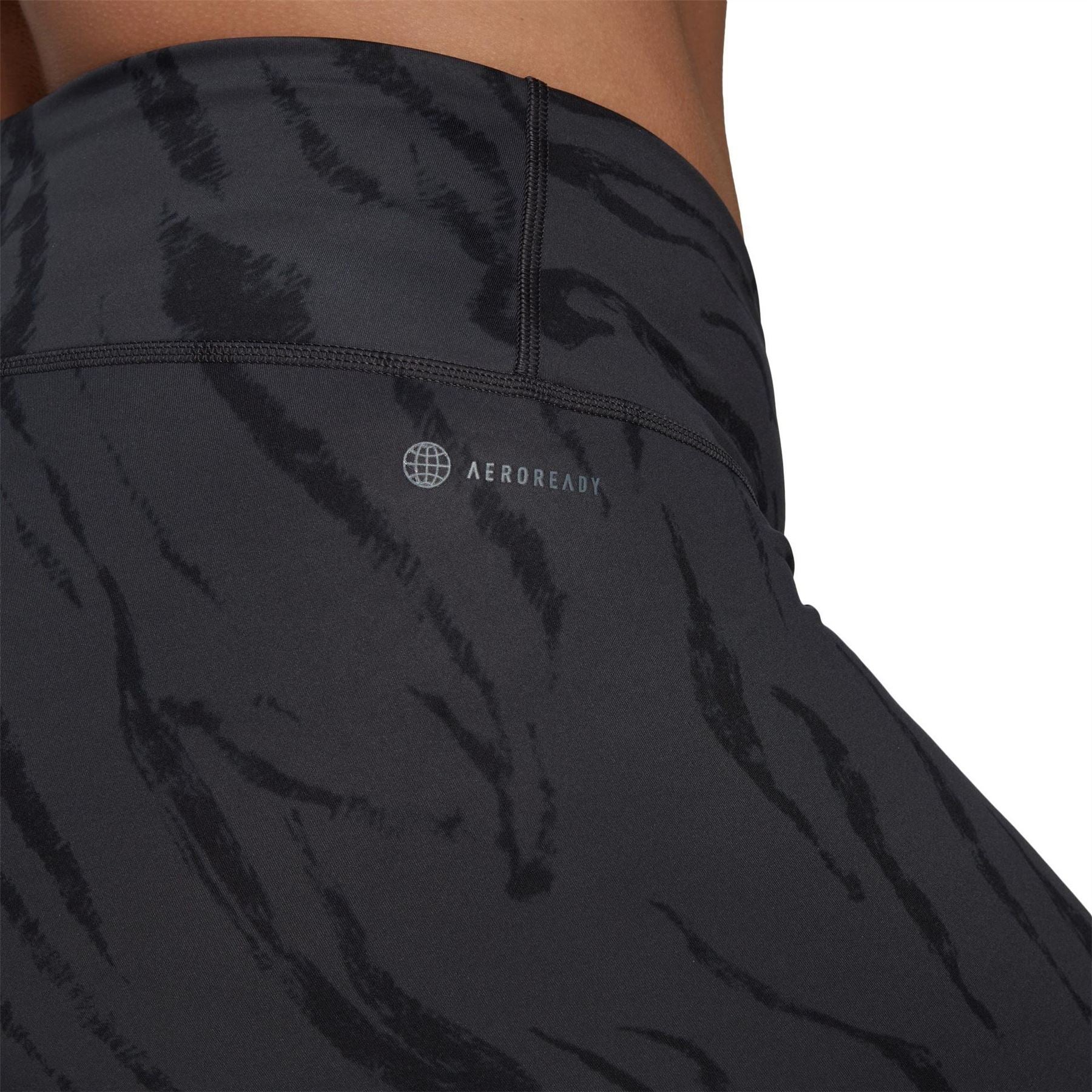 adidas Optime Training Icons Print 7 8 Leggings Ladies