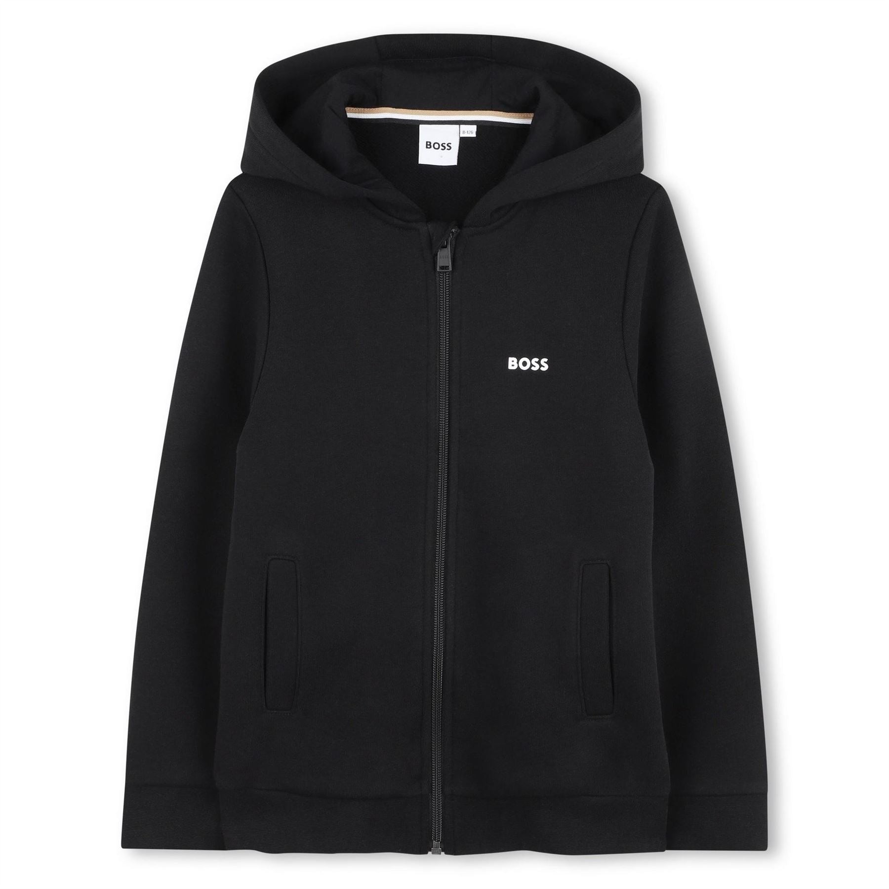 Boss Logo Zipped Hoodie