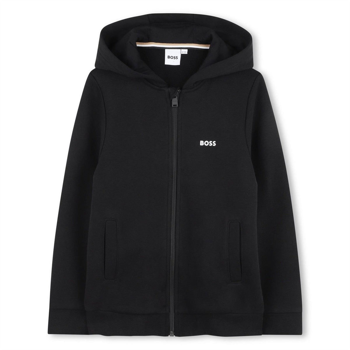 Boss Logo Zipped Hoodie