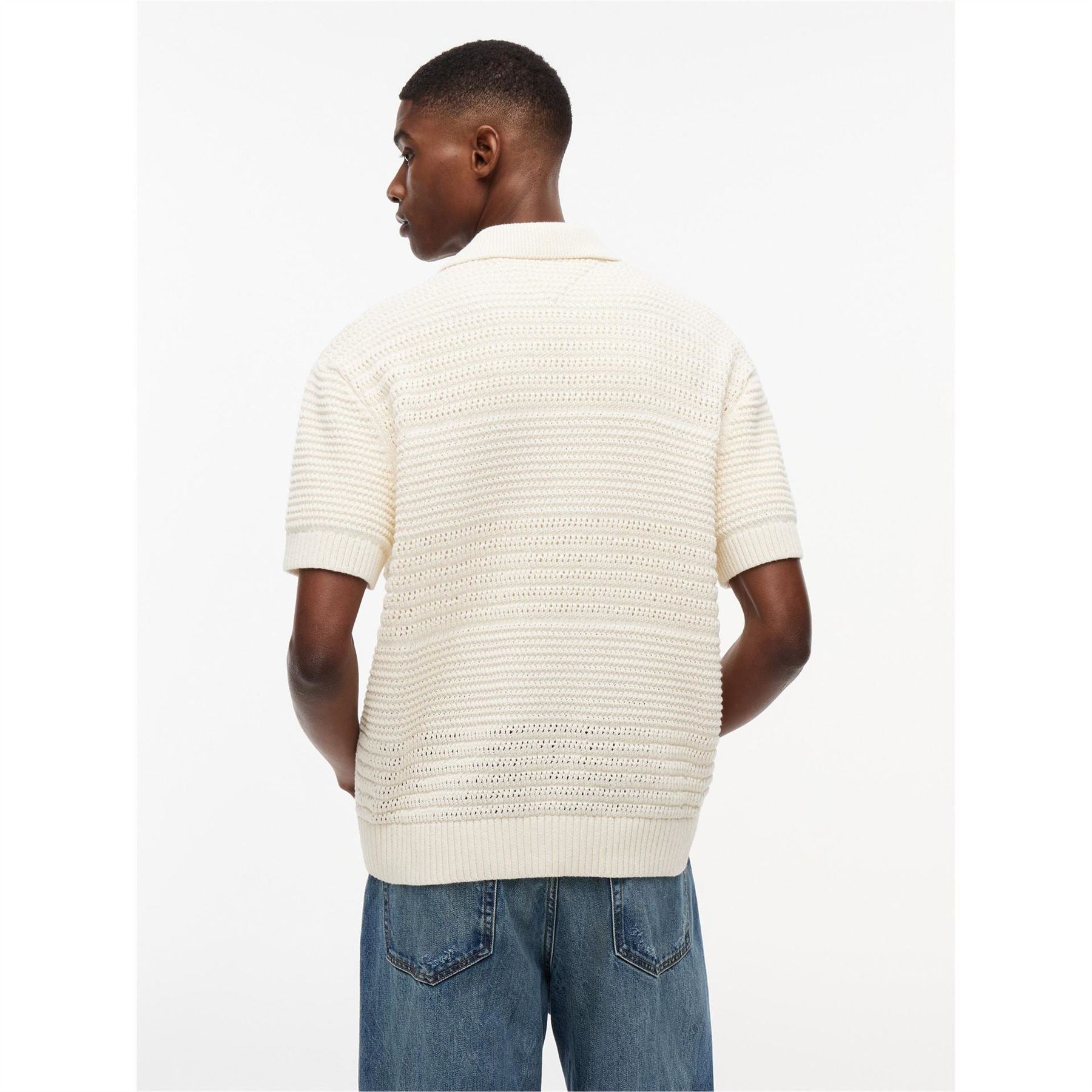 Tommy Jeans Patterned Short Sleeve Shirt
