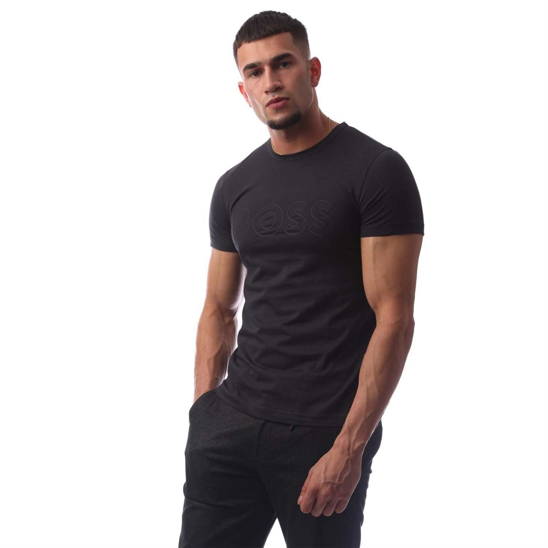 Boss Crew Neck Short Sleeve Regular Fit T-Shirt