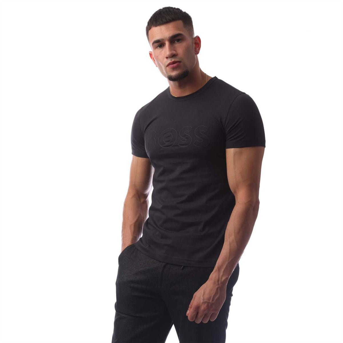 Boss Crew Neck Short Sleeve Regular Fit T-Shirt