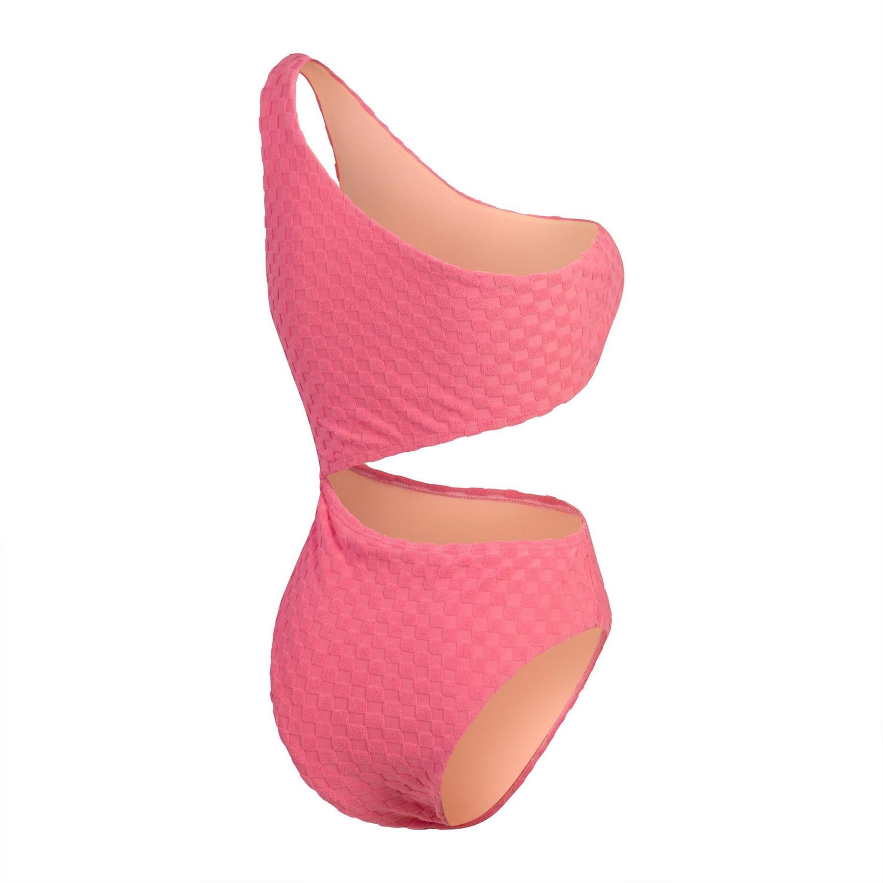 Speedo Ty C Out Textured Checkerboard Swimsuit