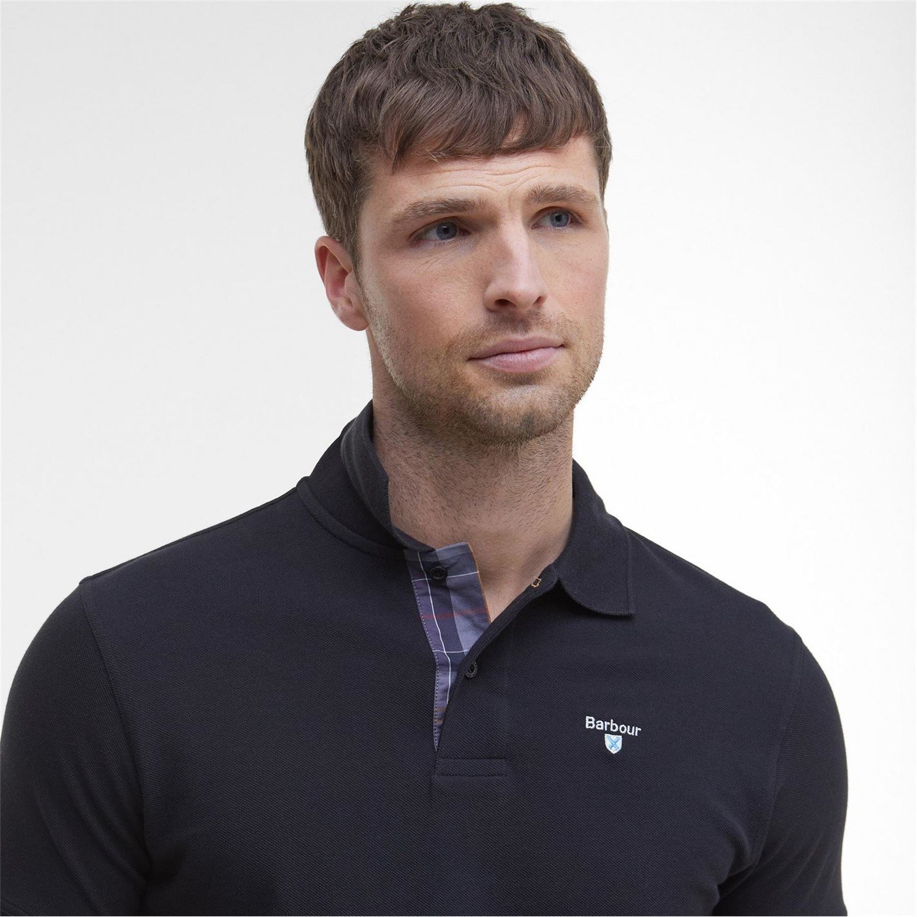 Barbour Tartan Pique Polo Shirt