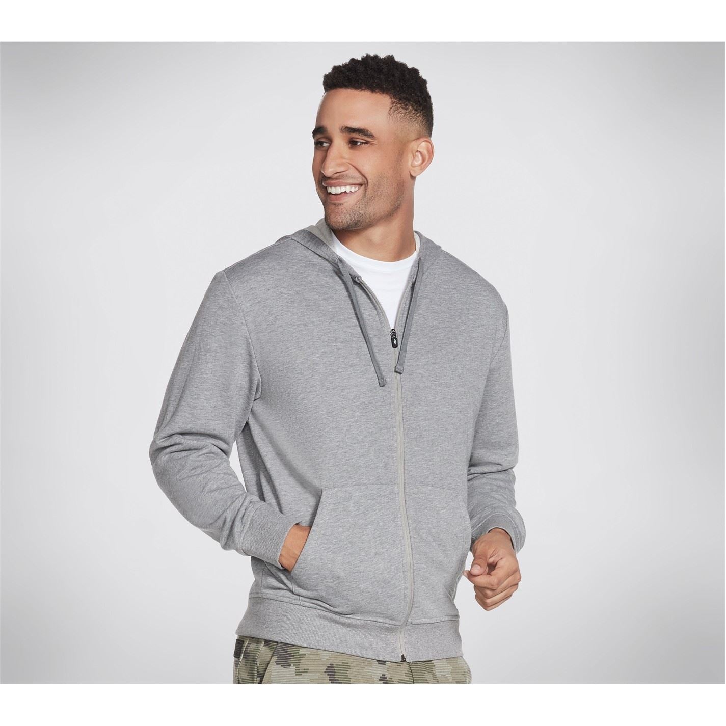 Skechers Mens Go Walk Zip Hoodie