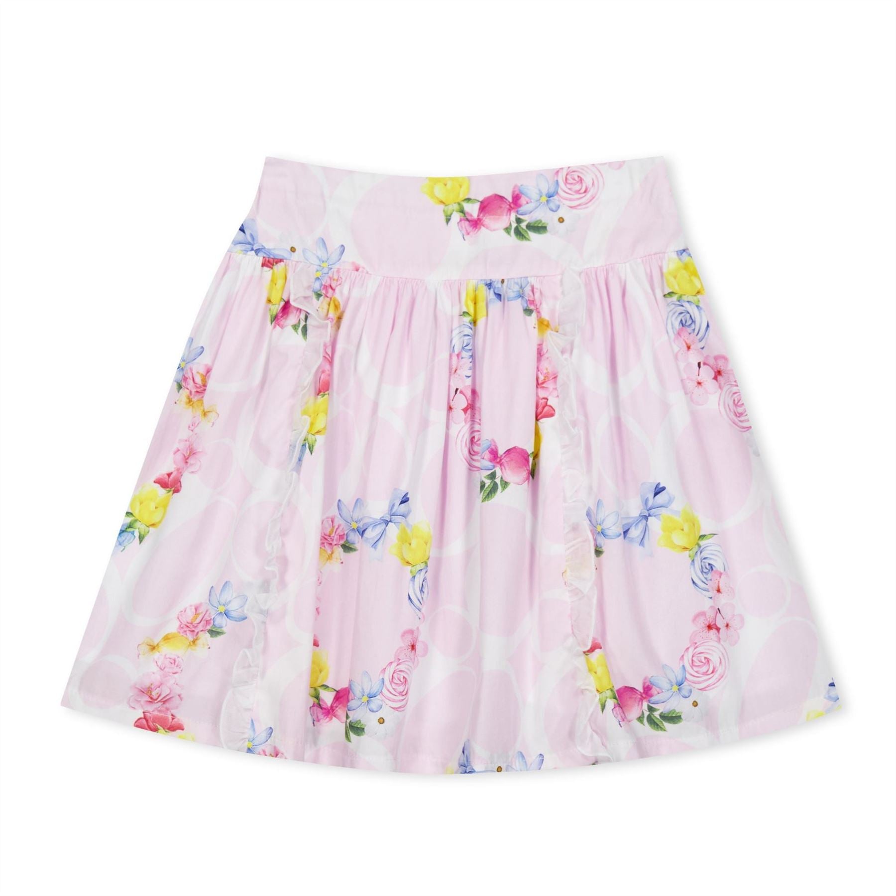 Balloon Chic Pink Bloom Jersey Skirt