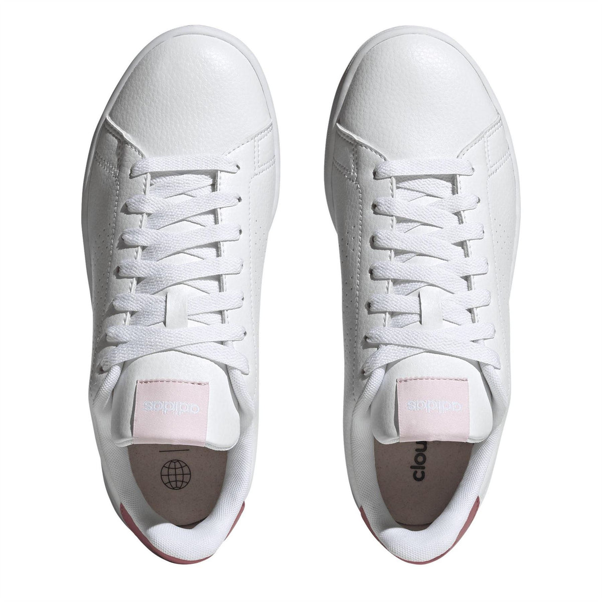 adidas Advantage Lace Up Low Top Sneakers