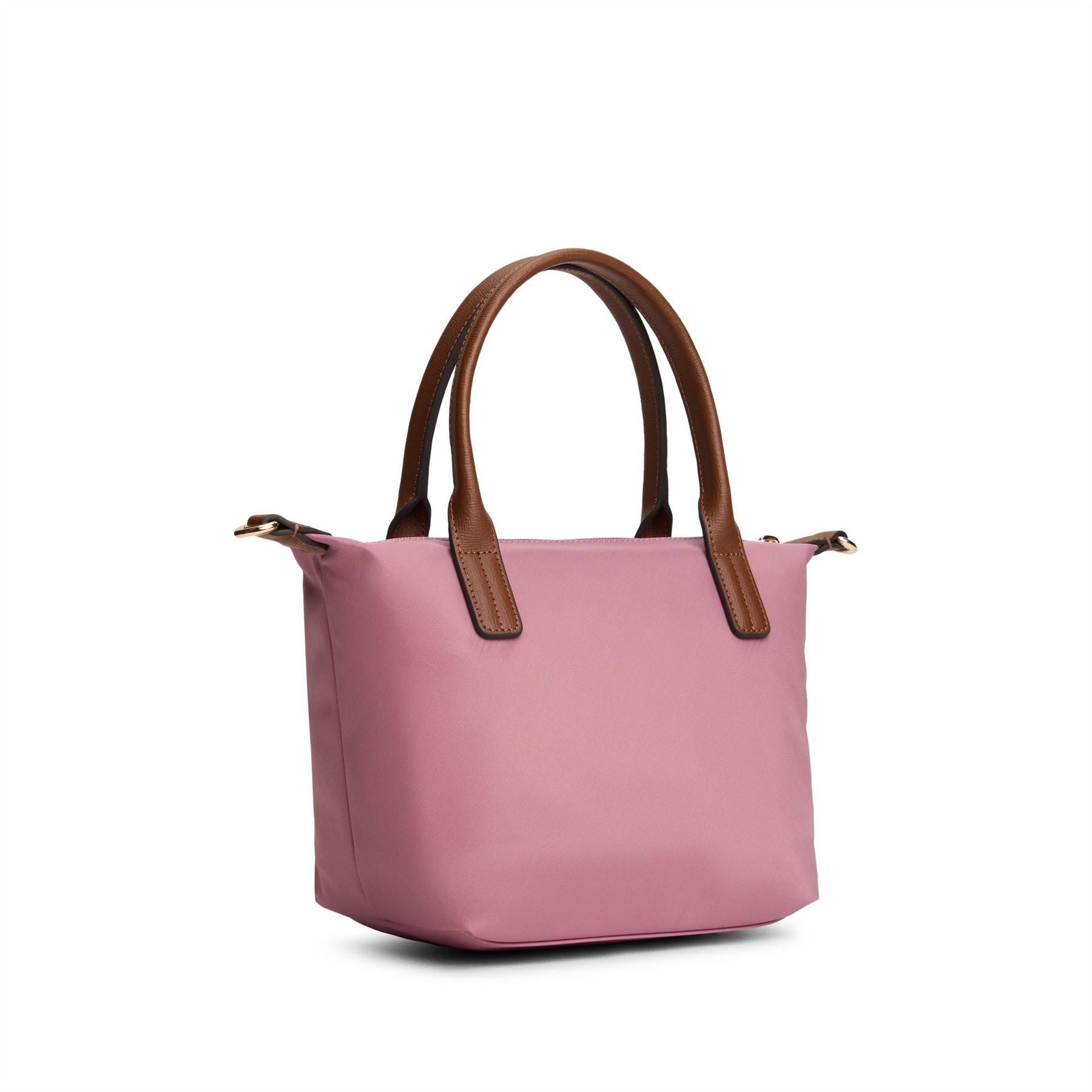 Tommy Hilfiger Popette Mini Trapezoid Tote with Gold Tone Hardware