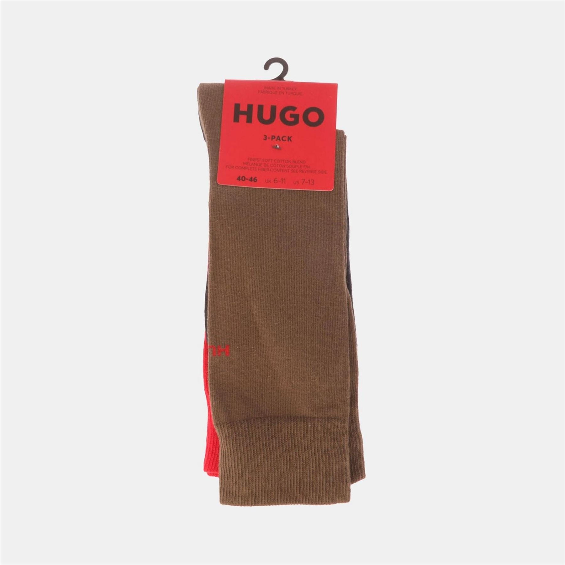 Hugo Pack Of Logo Socks