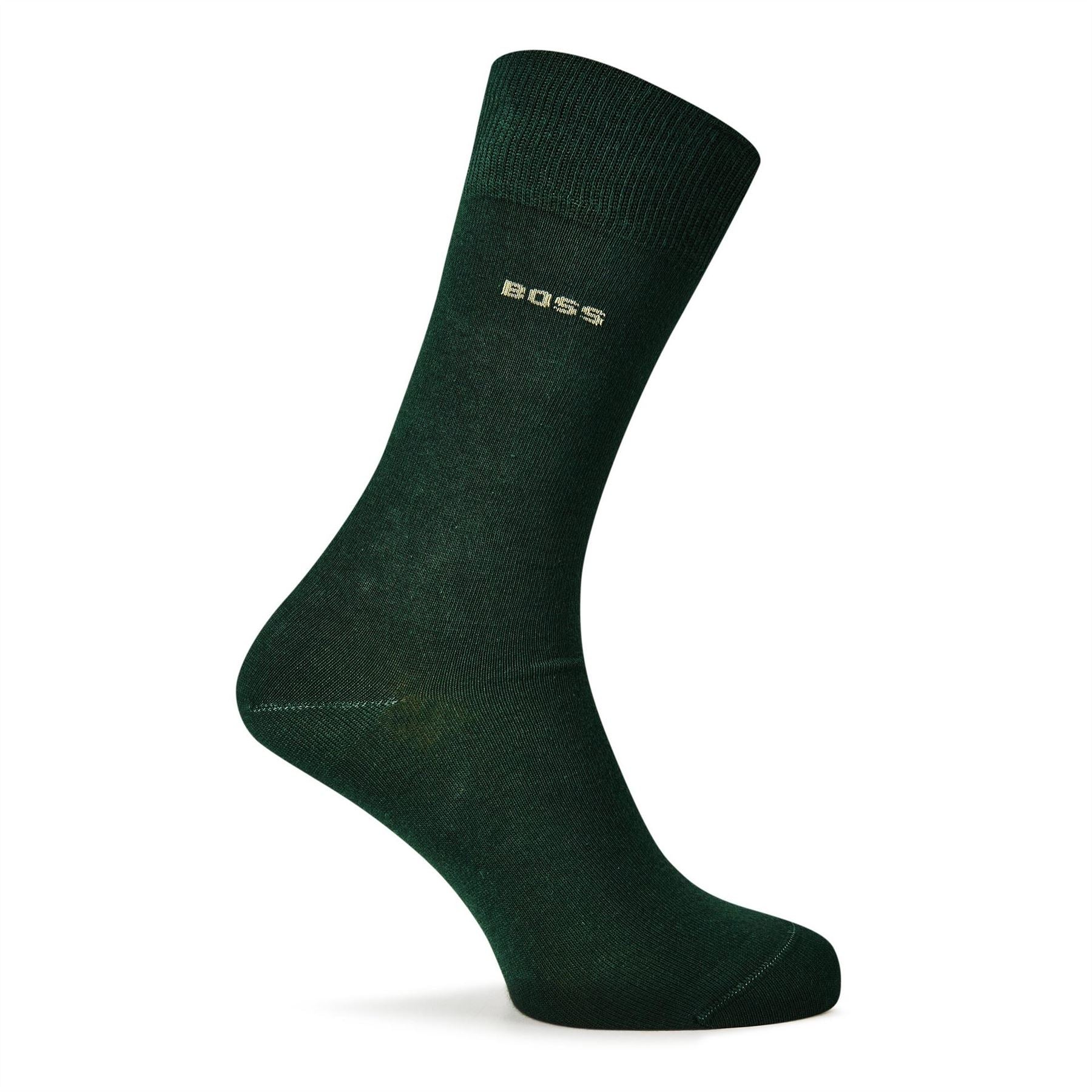 Boss 2 Pack Stripe Crew Socks