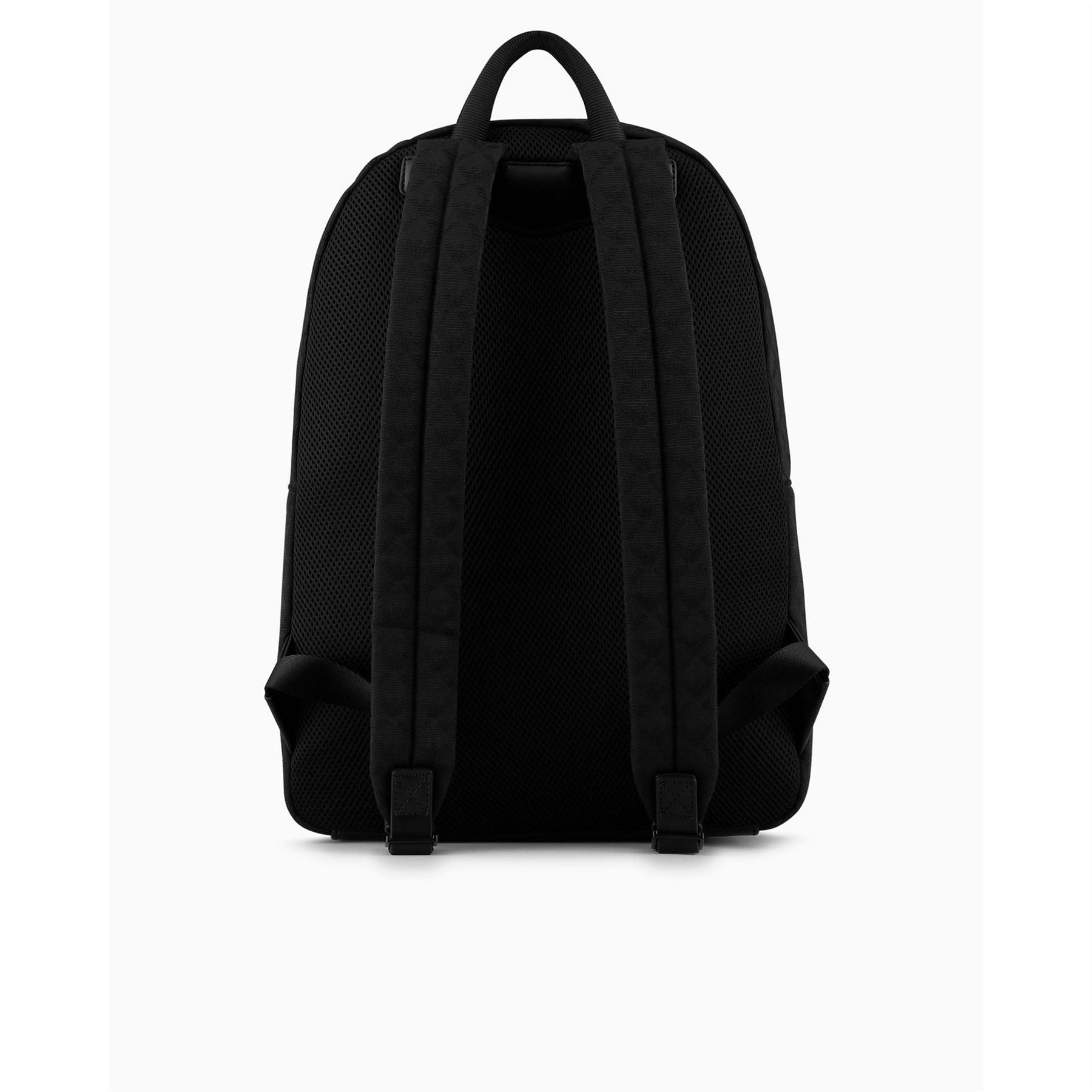 Emporio Armani All Over Jacquard Quilted Zip Backpack